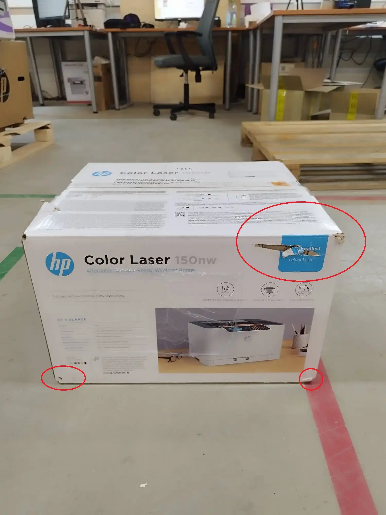 Принтер лазерный HP Color Laser 150nw (4ZB95A) k3