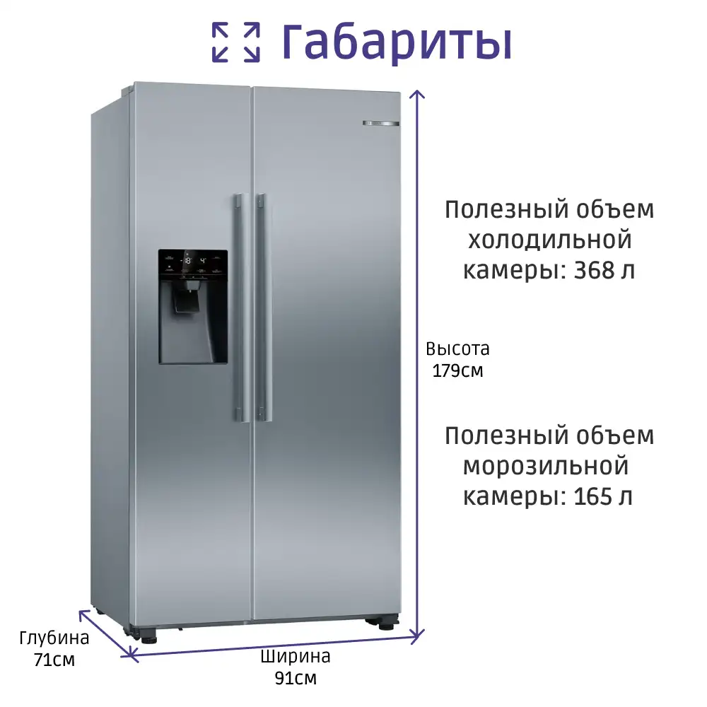 Холодильник BOSCH KAI93VL30R