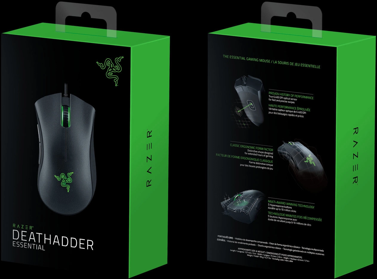 Мышь игровая RAZER DeathAdder Essential (RZR-RZ01-03850100-R3M1)