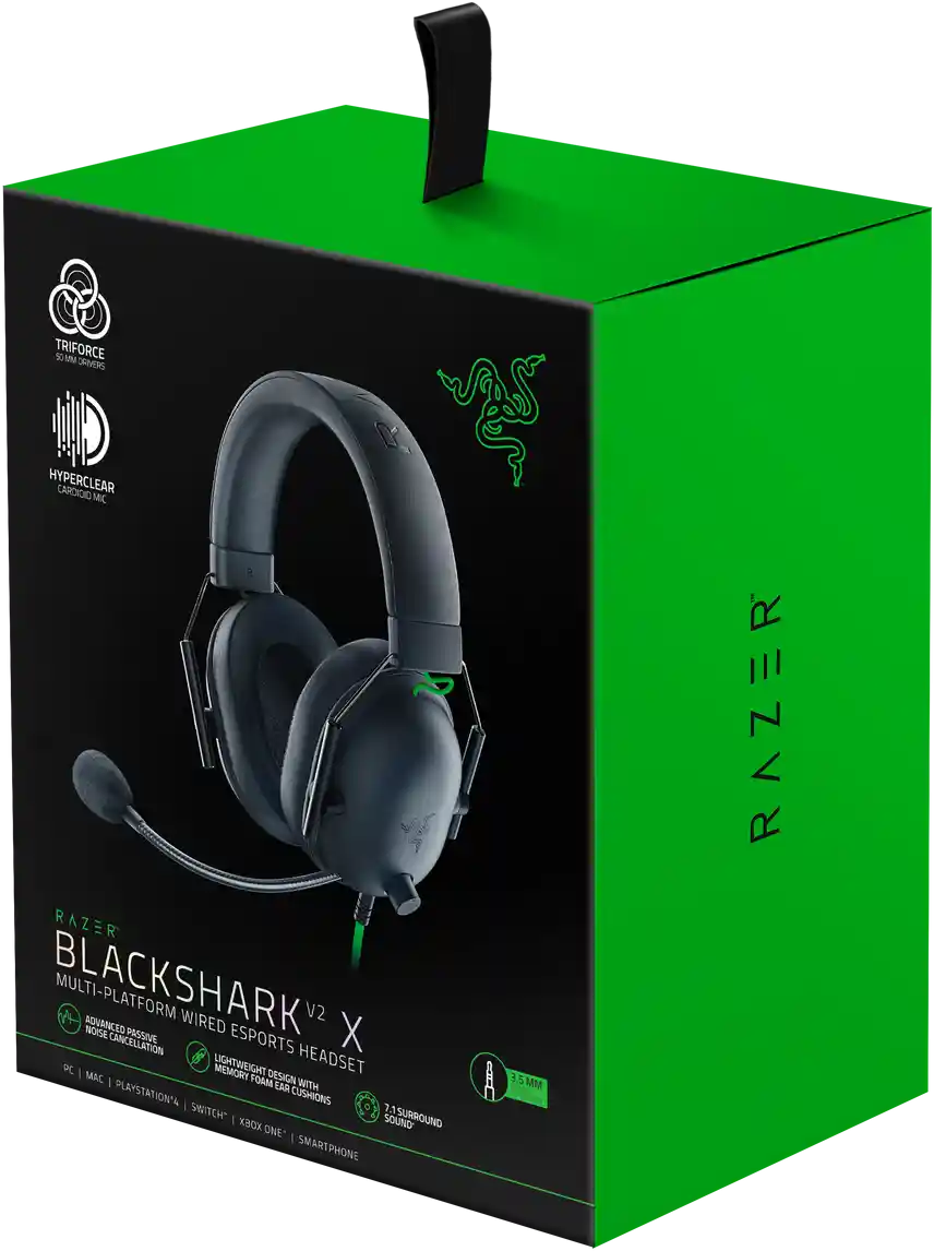 Гарнитура игровая RAZER Blackshark V2 X Black (RZ04-03240100-R3M1)