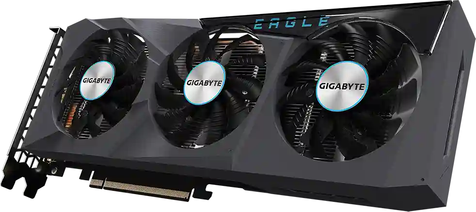 Видеокарта GIGABYTE Radeon RX 6600 Eagle 8G (GV-R66EAGLE-8GD)