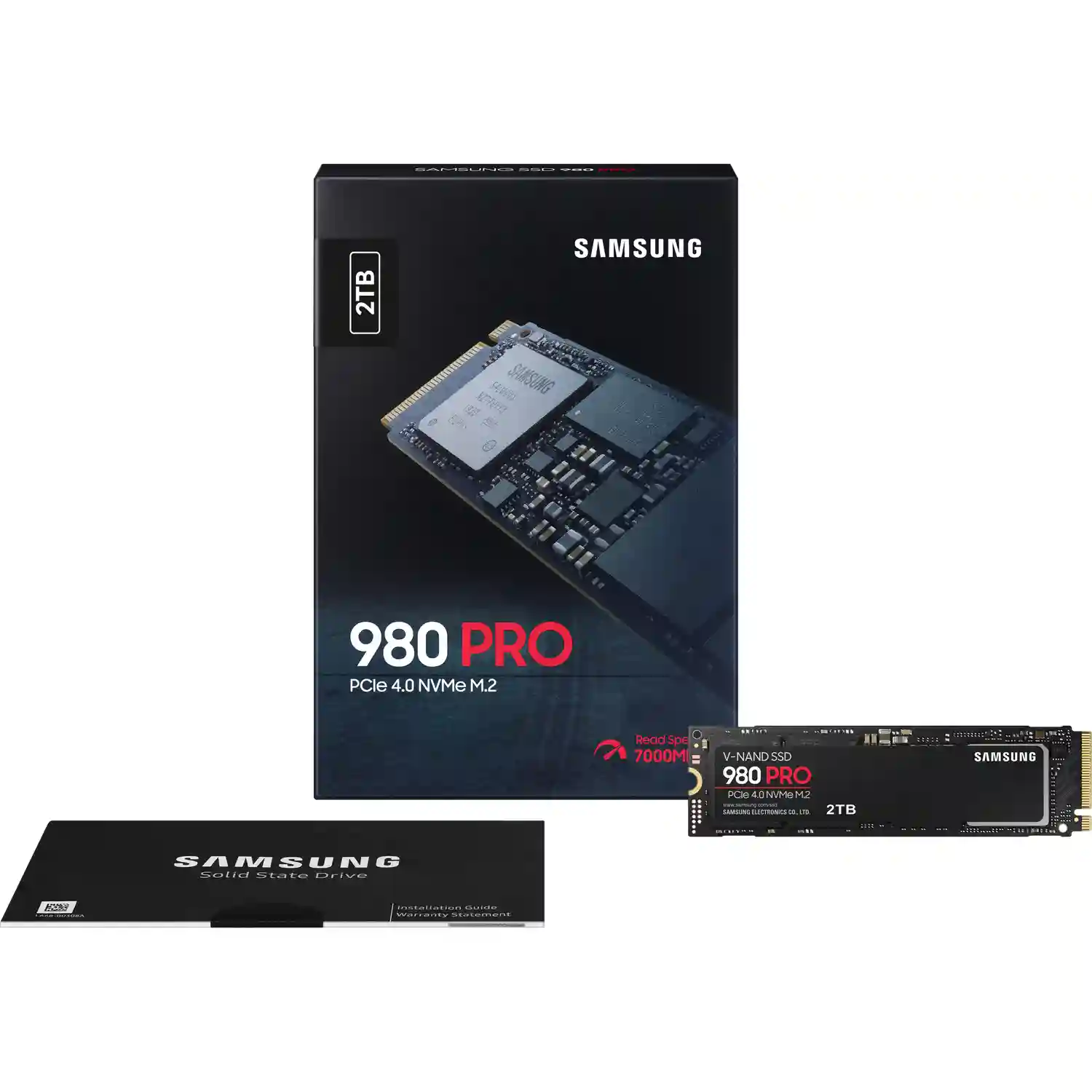 Внутренний SSD диск SAMSUNG 980 PRO 2TB, M.2 (MZ-V8P2T0BW)