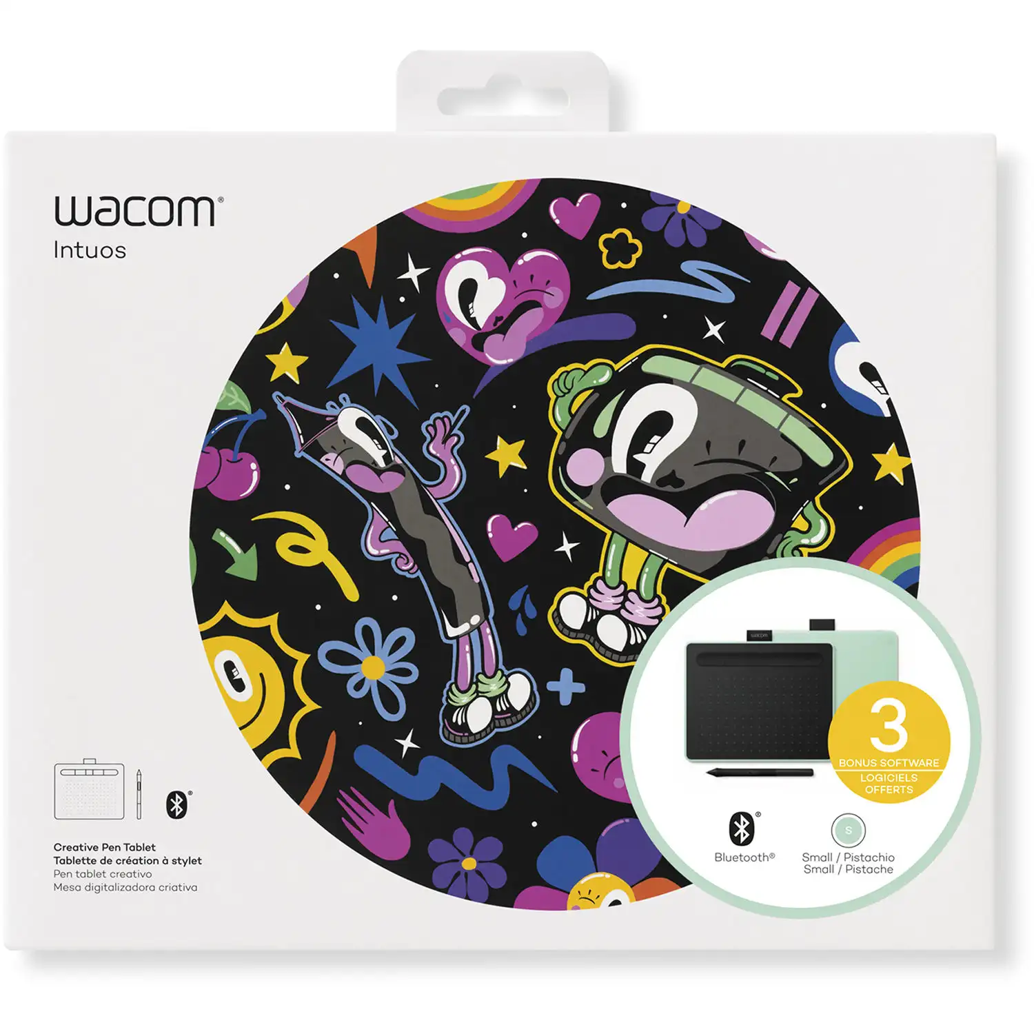 Графический планшет WACOM Intuos S Bluetooth Pistachio (CTL-4100WLE-N)