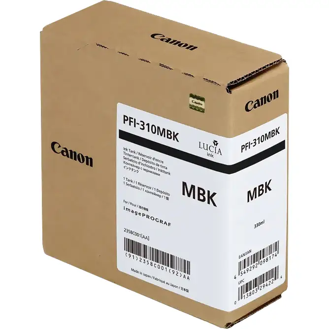 Картридж для струйного принтера CANON PFI-310 MBK (2358C001)