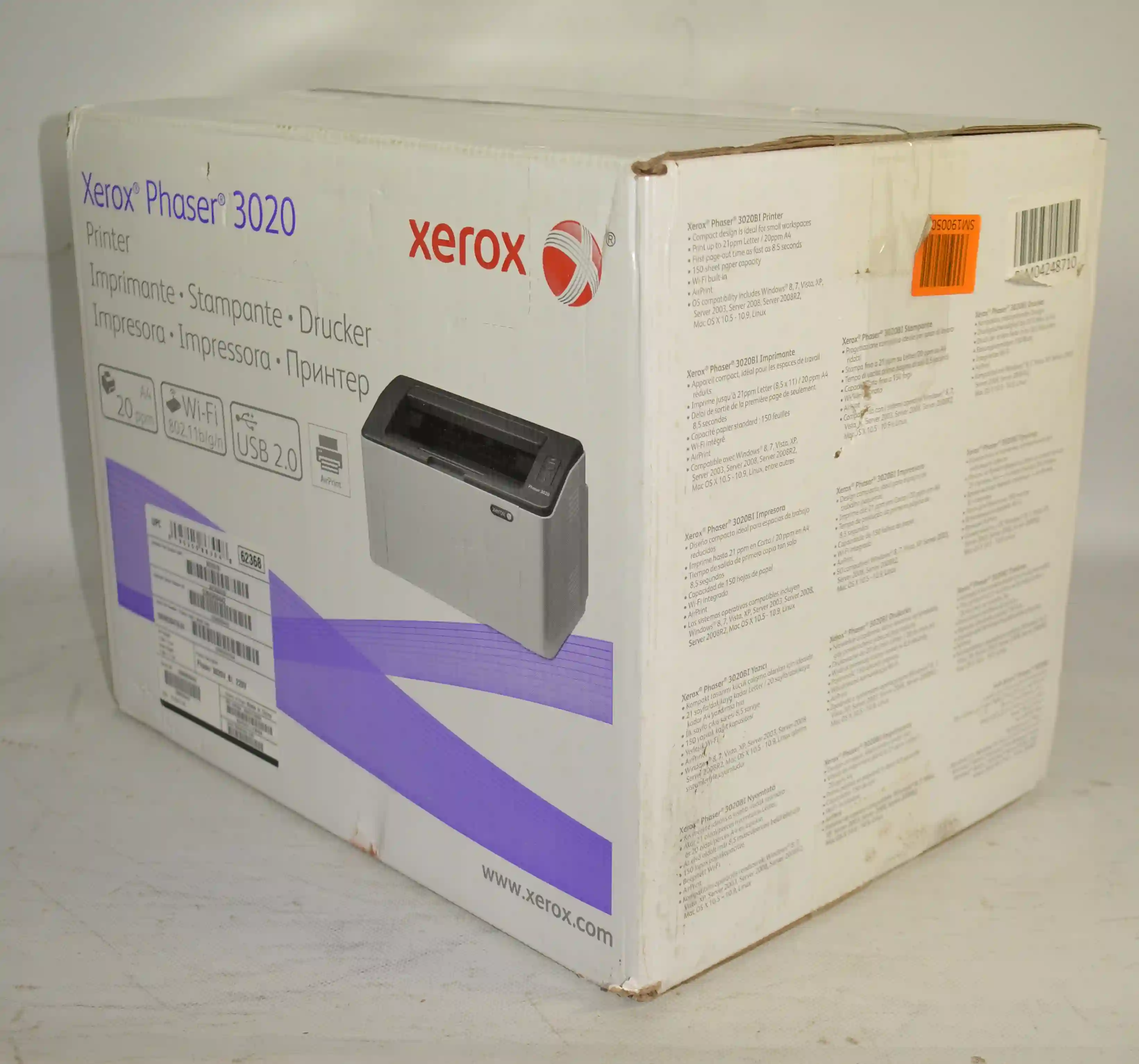 Принтер лазерный XEROX Phaser 3020V_BI (3020V_BI) k6 000011032