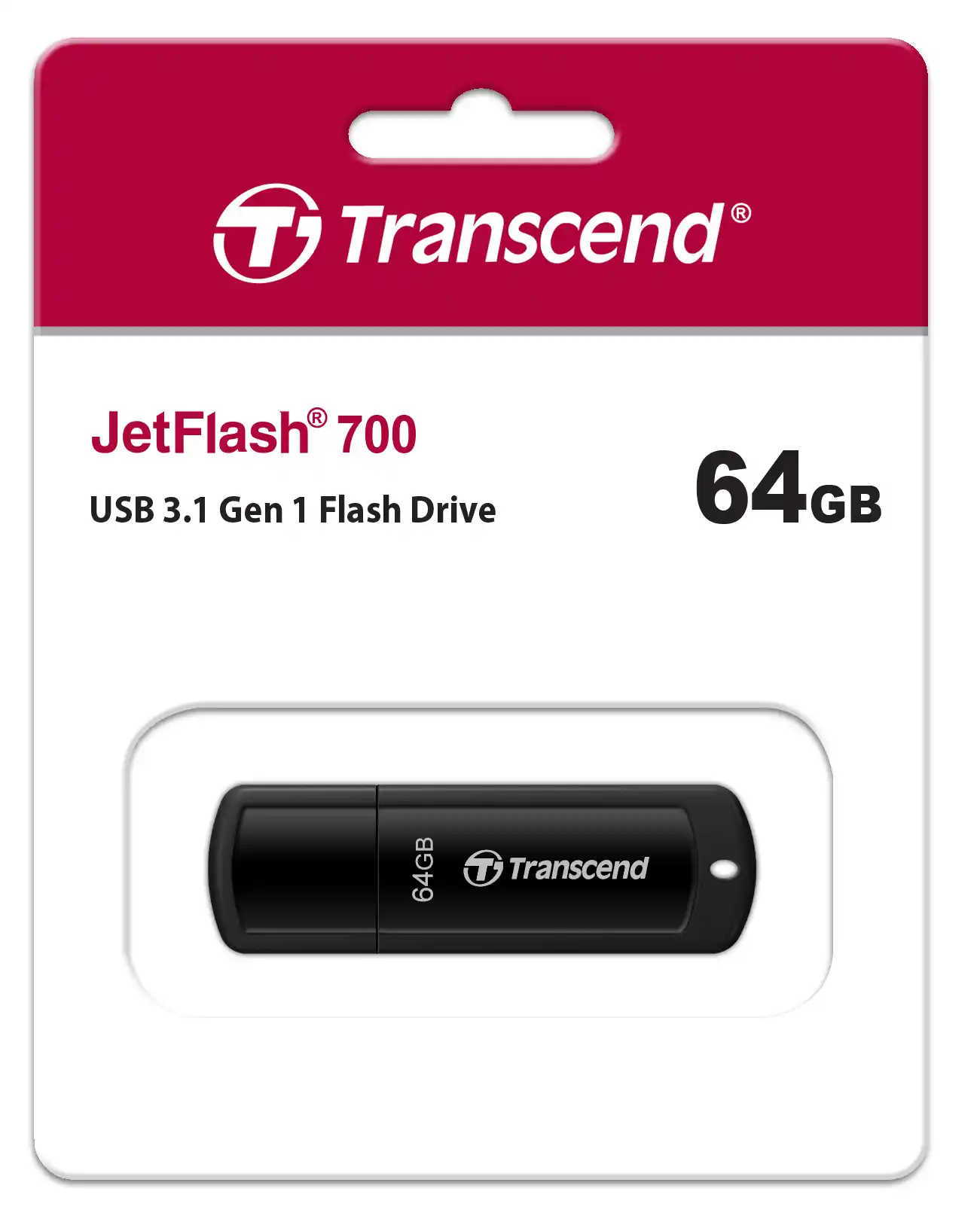 Флеш-накопитель TRANSCEND JetFlash 700 64GB (TS64GJF700)