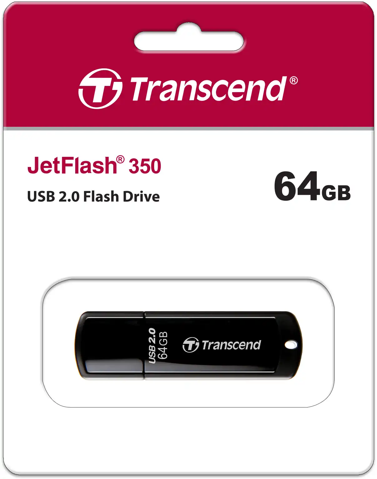 Флеш-накопитель TRANSCEND JetFlash 350 64GB (TS64GJF350)