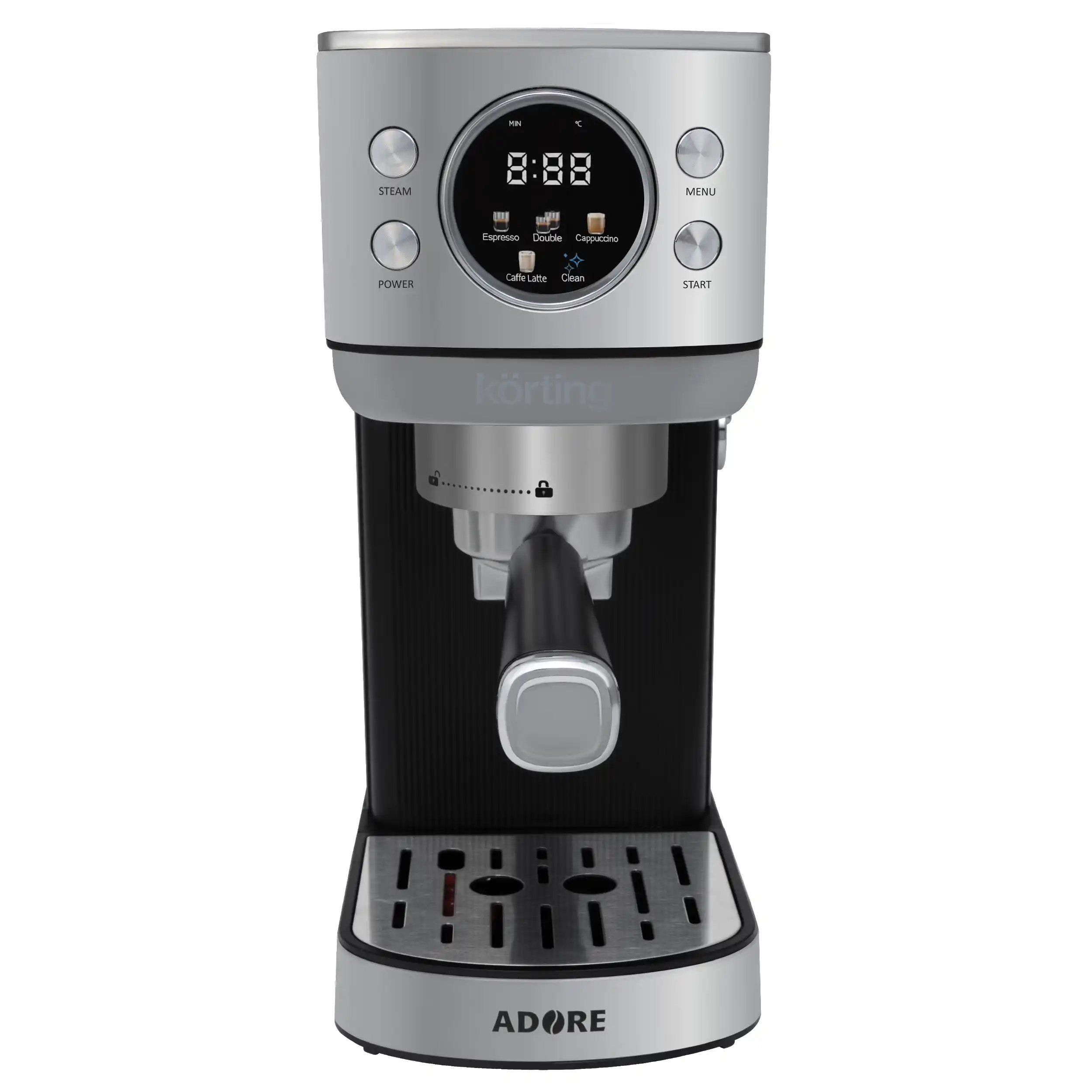 Кофеварка KORTING KCM 1006 T Adore, нержавеющая сталь