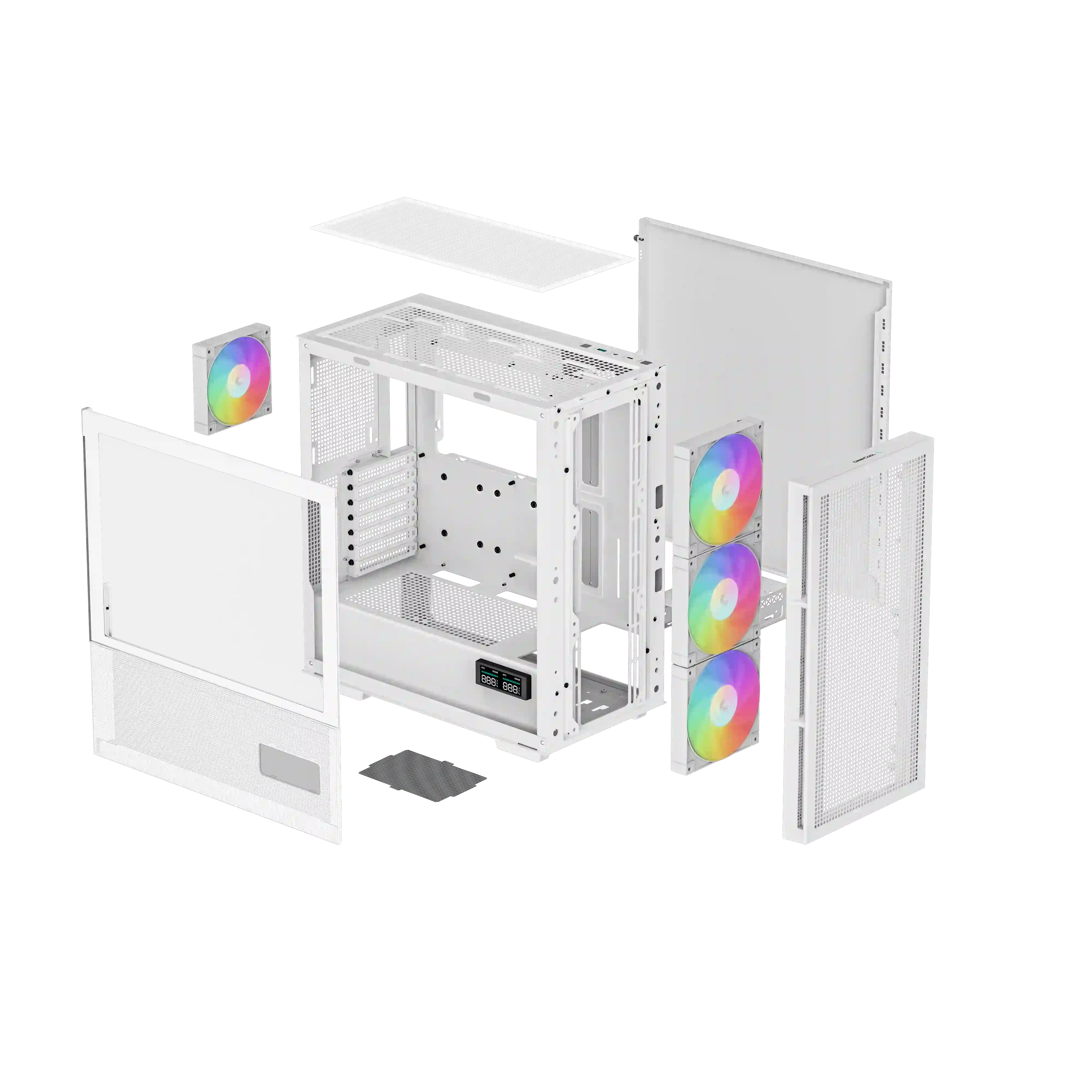 Корпус для ПК без БП DEEPCOOL CH560 ARGB Digital White (R-CH560-WHAPE4D-G-1)