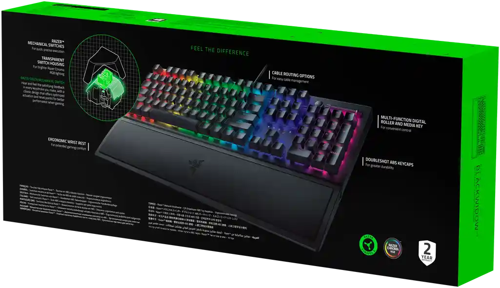 Клавиатура игровая RAZER BlackWidow V3 (RZ03-03540800-R3R1)