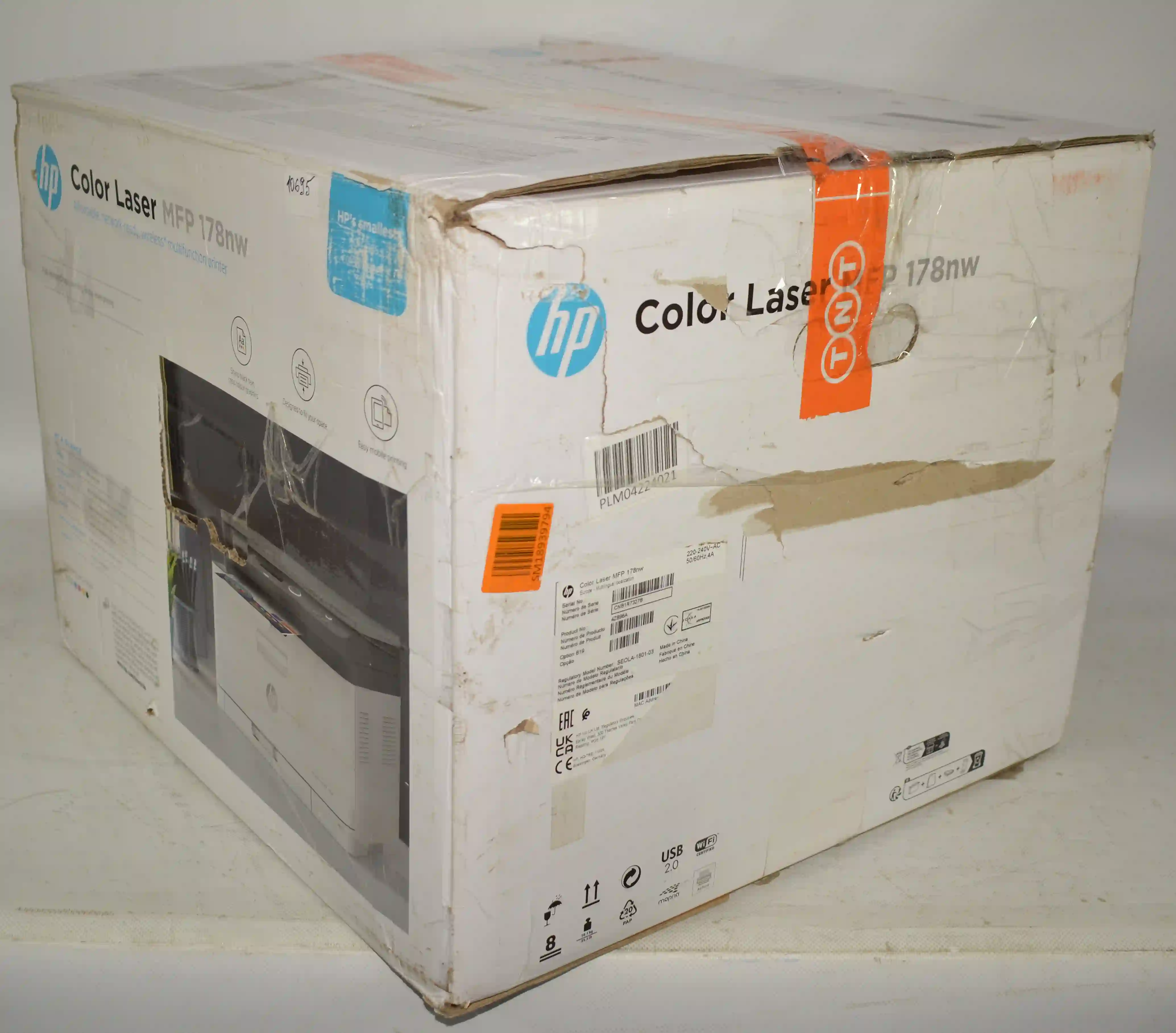 МФУ лазерное HP Color Laser 178nw (4ZB96A) k5 000010695