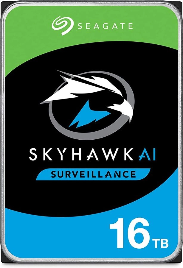 Внутренний HDD диск SEAGATE SkyHawk AI Surveillance 16Tb, SATA3, 3.5