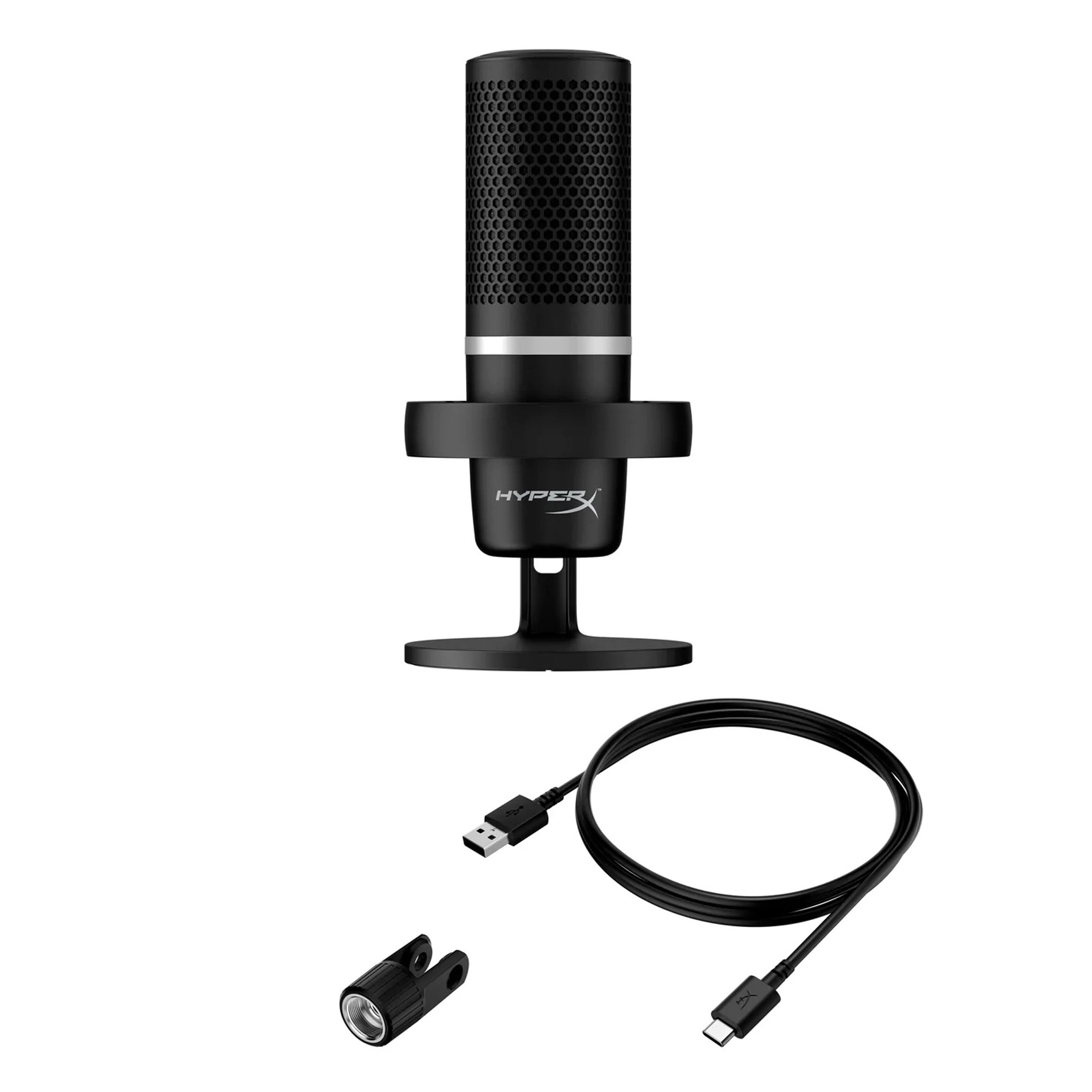 Микрофон для стрима HYPERX DuoCast Black (4P5E2AA)