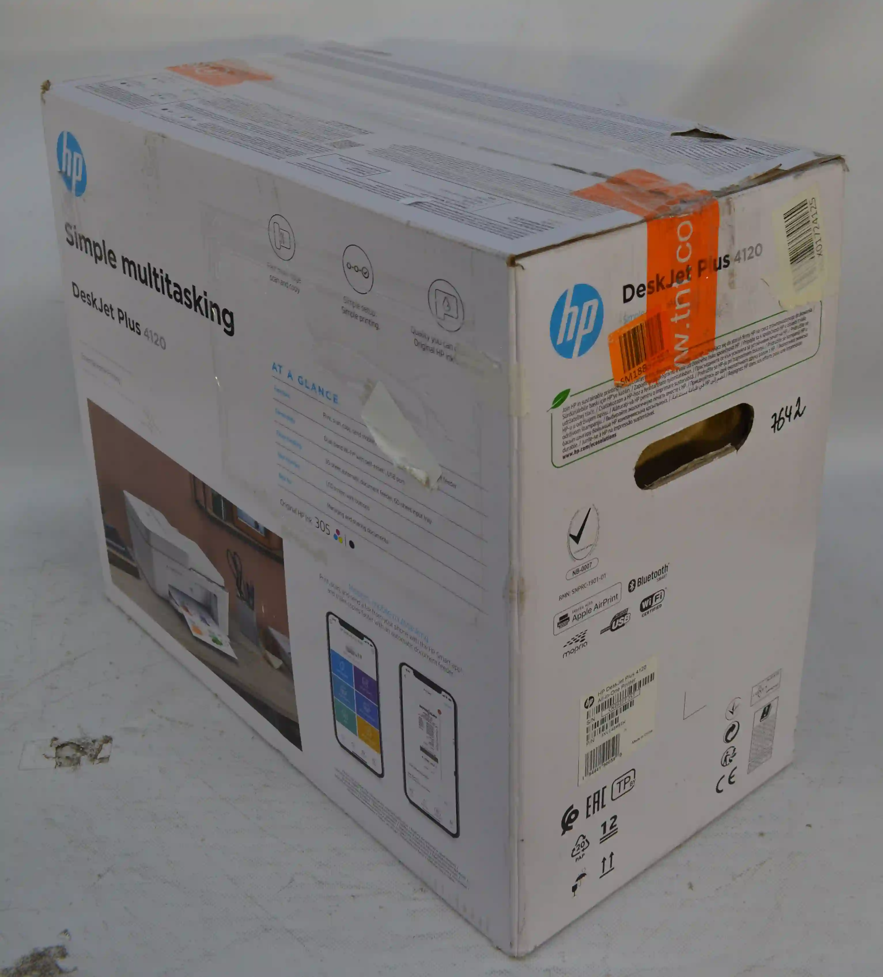 МФУ струйное HP DeskJet Plus 4120 (3XV14B) k6 000007642