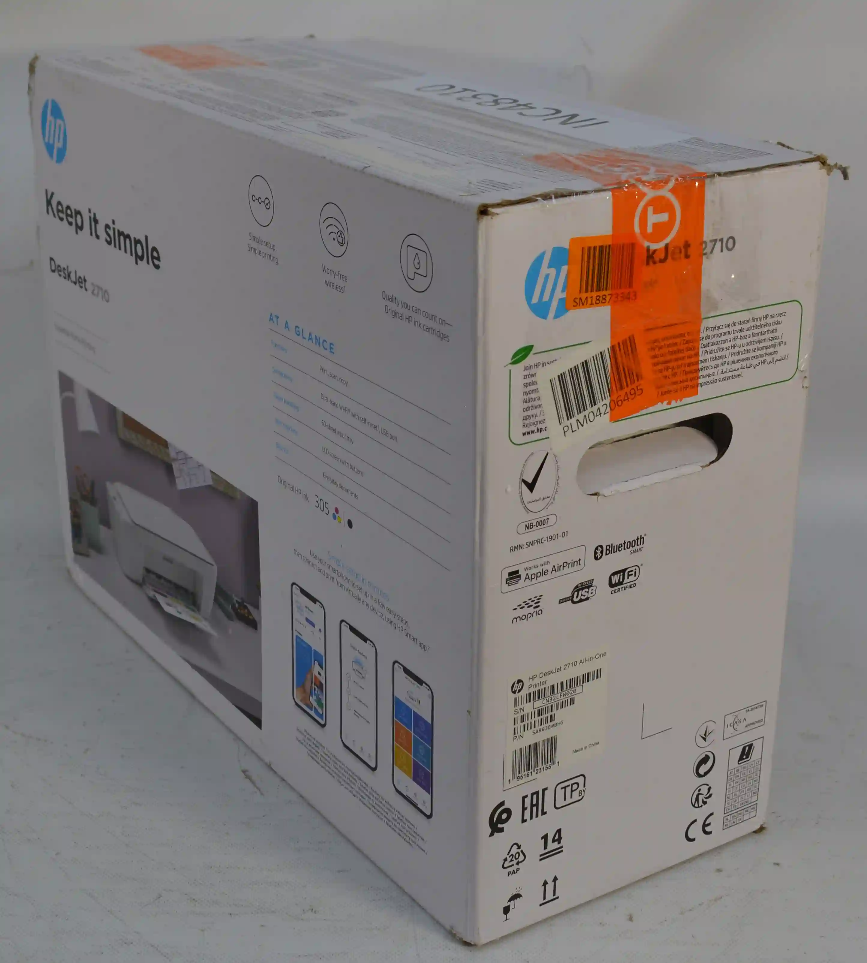 МФУ струйное HP DeskJet 2710 (5AR83B) k6 000008397