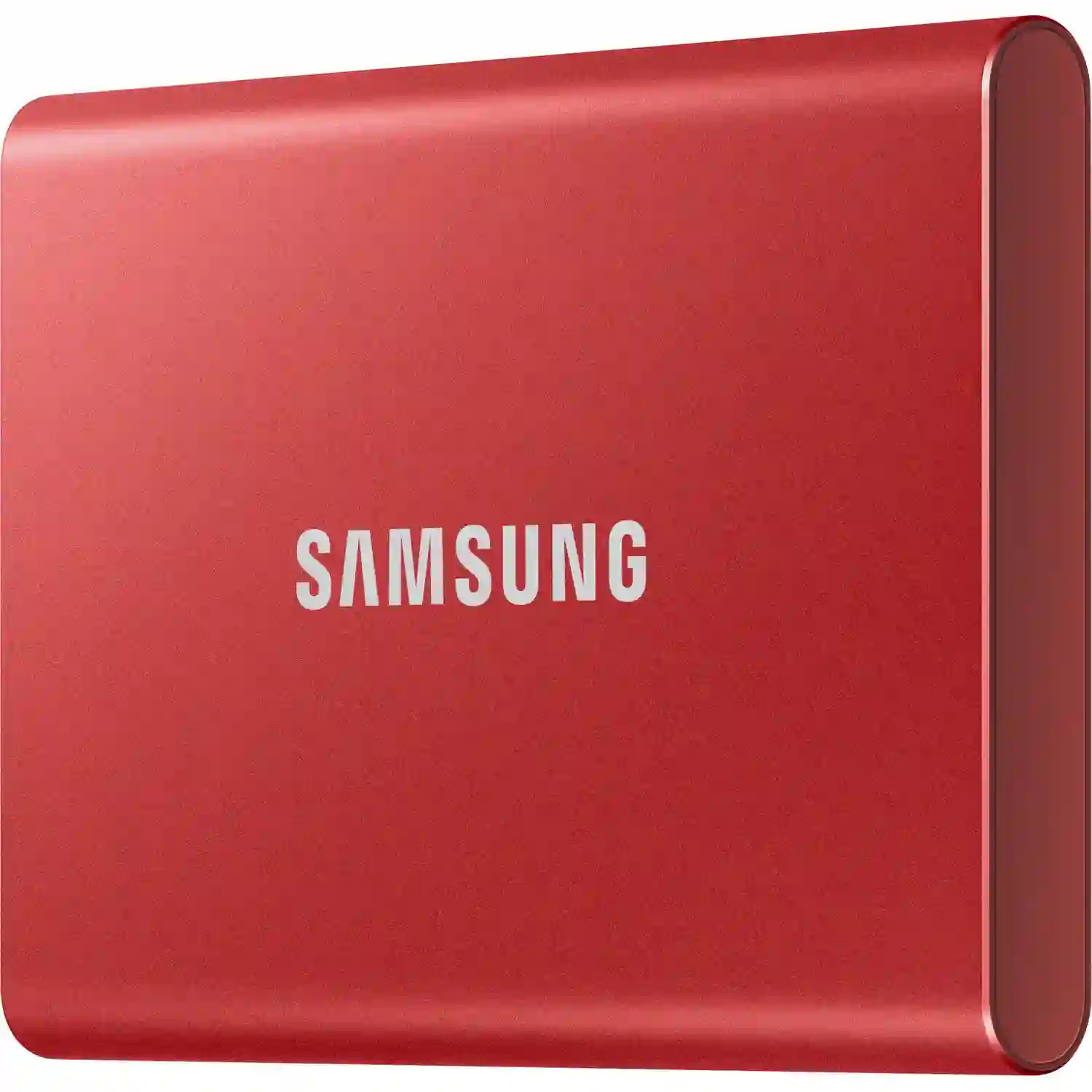 Внешний SSD диск SAMSUNG T7 1TB, USB 3.2, Metallic Red (MU-PC1T0R/WW)