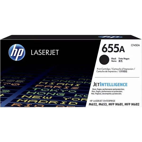 Картридж для лазерного принтера HP 655A Black (CF450A)