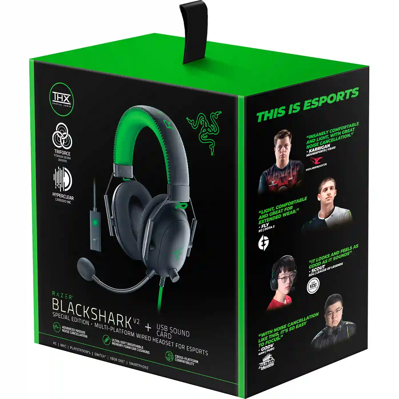 Гарнитура игровая RAZER Blackshark V2 Special Edition (RZR-RZ04-03230200-R3M1)