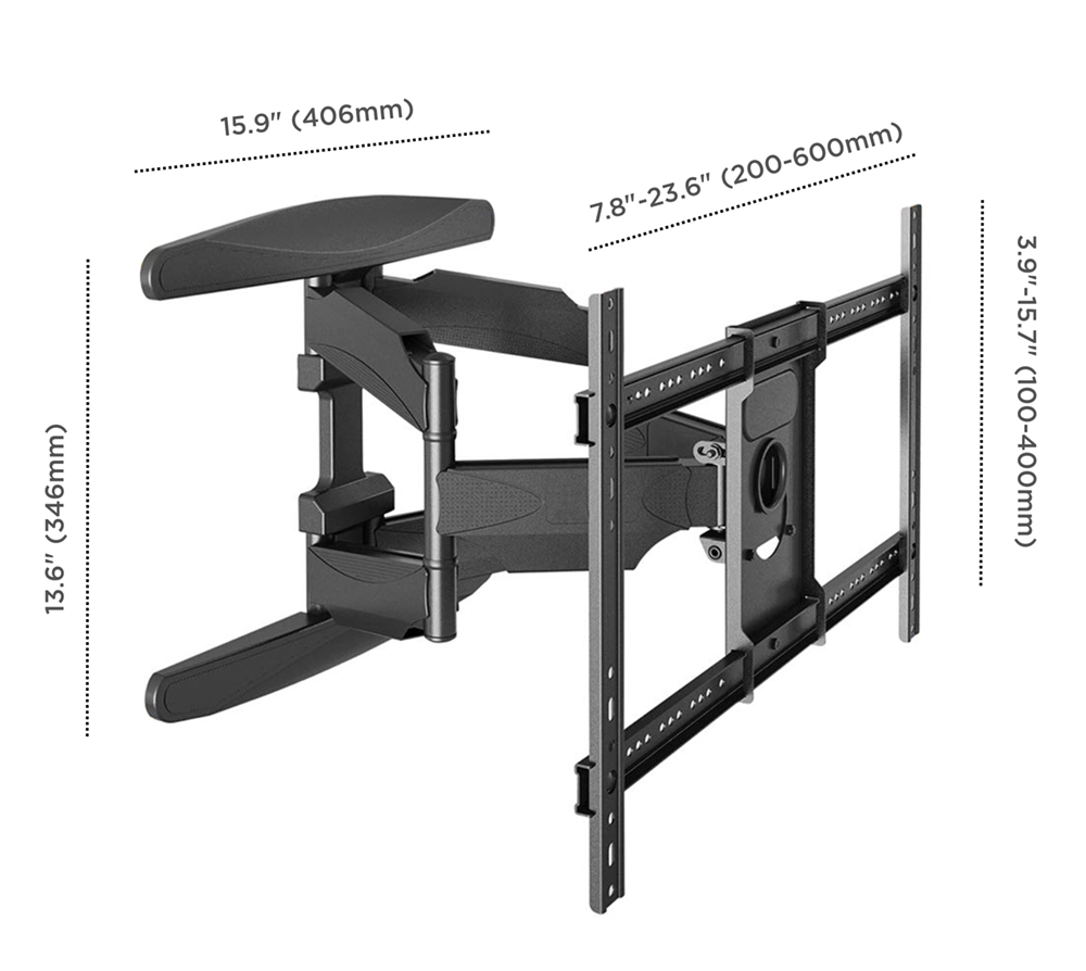 Кронштейн ONKRON M6L BLACK 40-75''