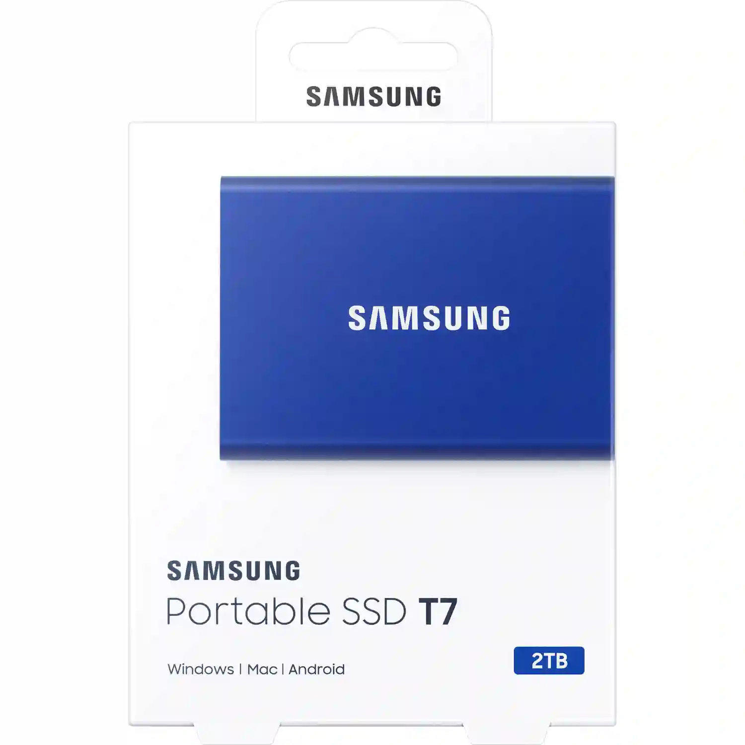 Внешний SSD диск SAMSUNG T7 2TB, USB Type-C, Blue (MU-PC2T0H/WW) PI
