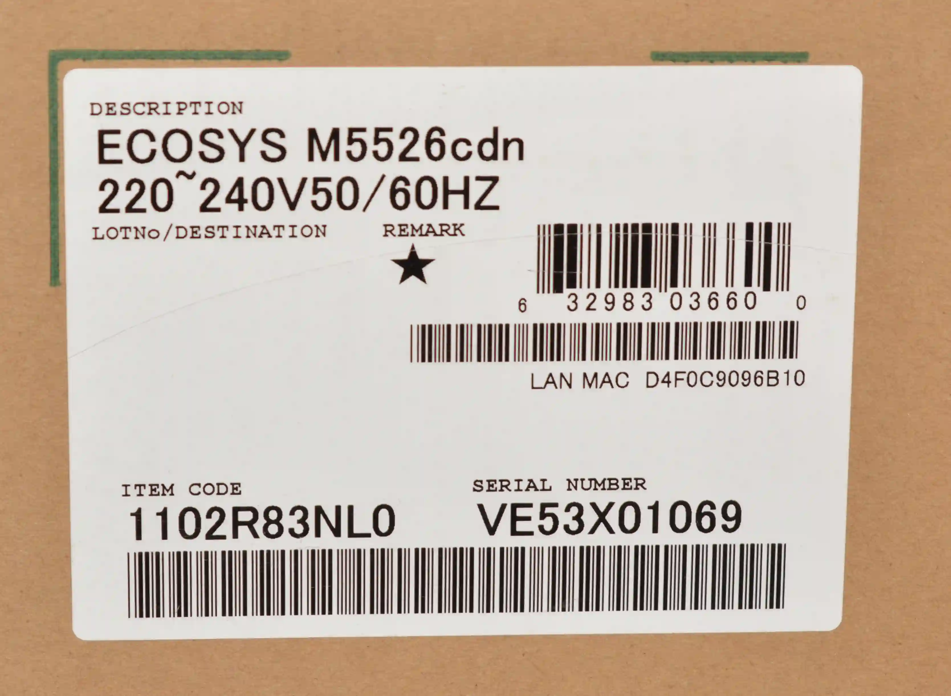 МФУ лазерное KYOCERA Ecosys M5526cdn (1102R83NL0) k6 000011651