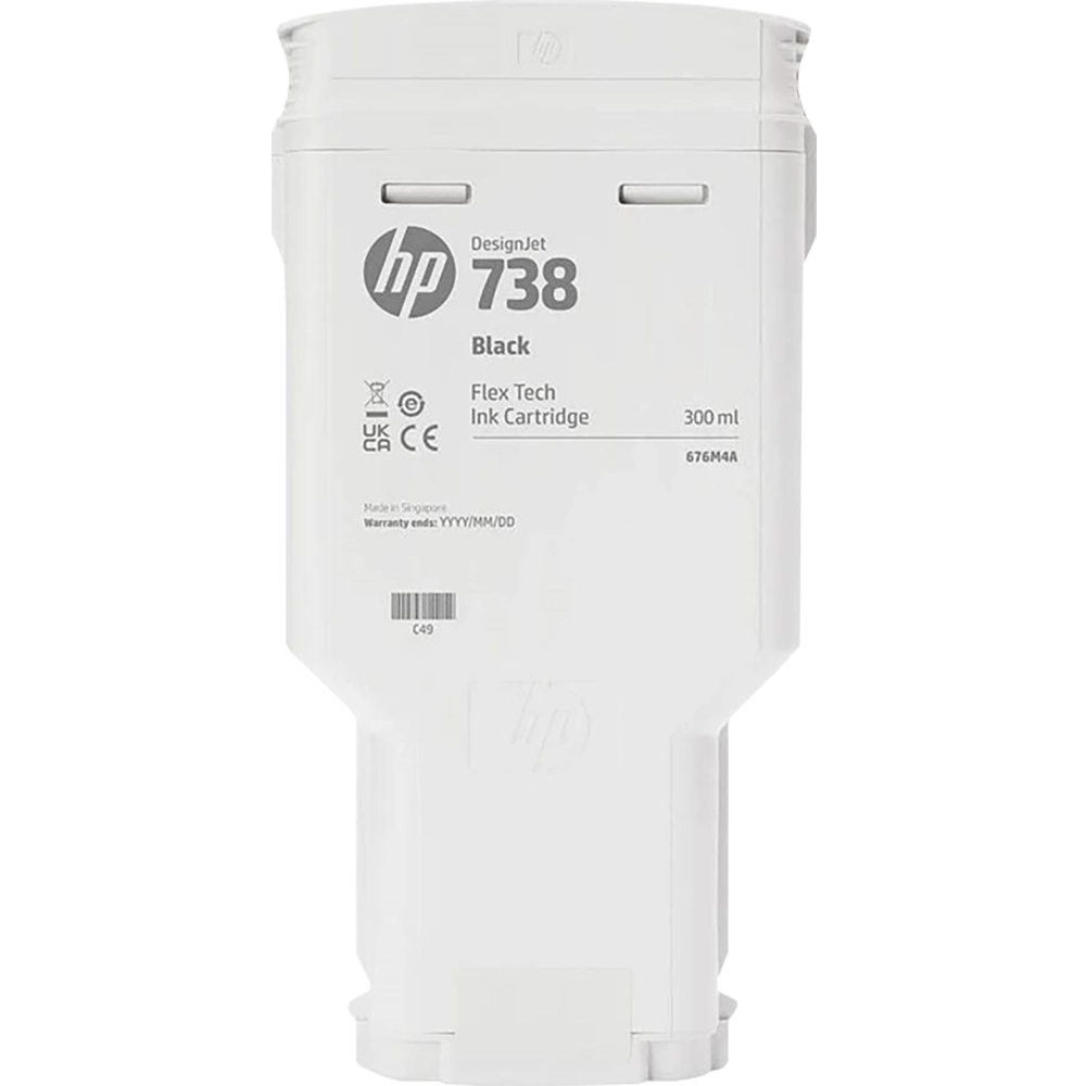 Картридж для струйного принтера HP 738 300ml Black (498N8A)