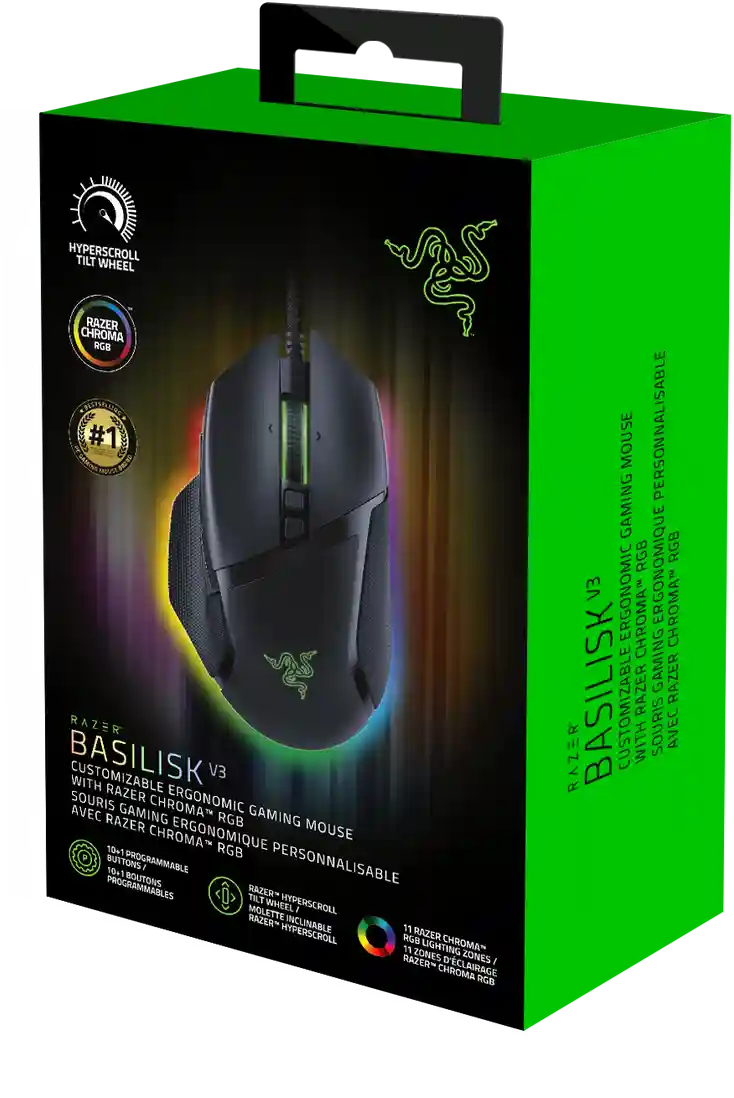 Мышь игровая RAZER Basilisk V3 (RZ01-04000100-R3M1)