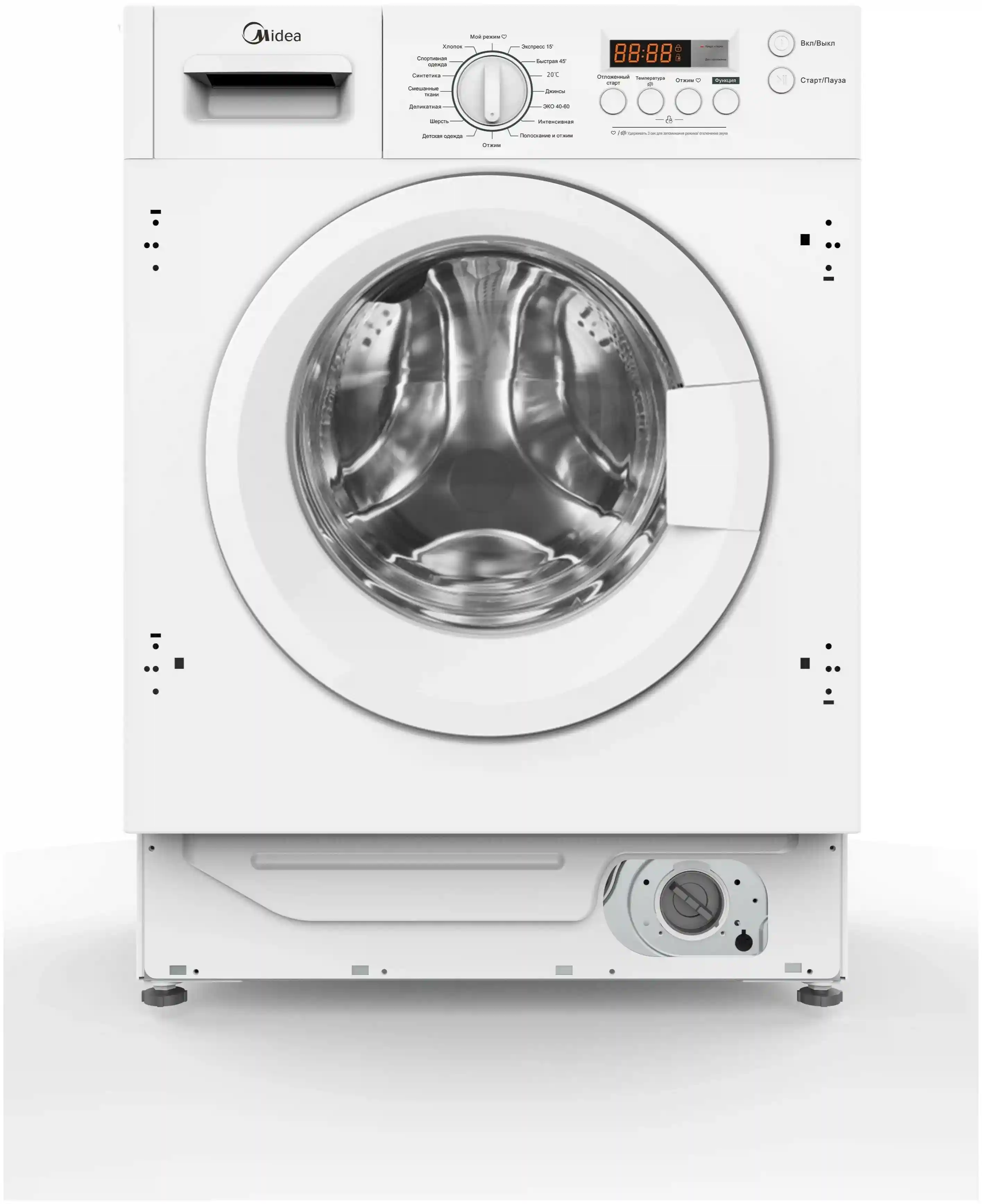 Встраиваемая стиральная машина MIDEA MFG10W60/W-RU