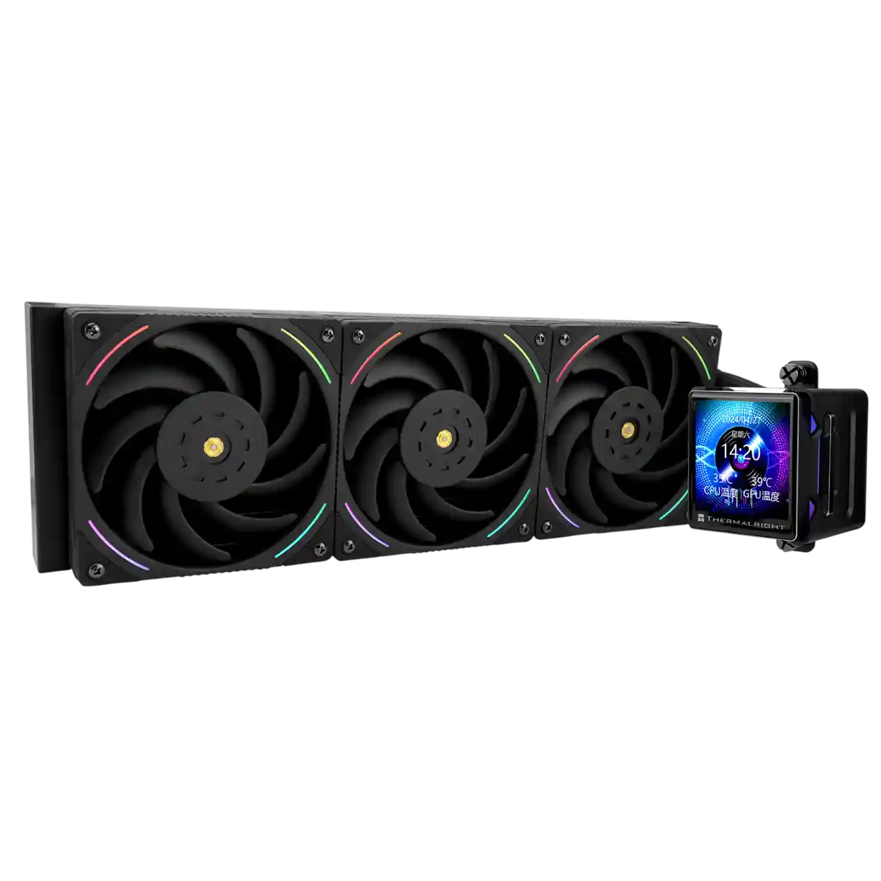 

Система жидкостного охлаждения THERMALRIGHT Elite Vision 360 ARGB Black (E-VISION-BL-360-ARGB)