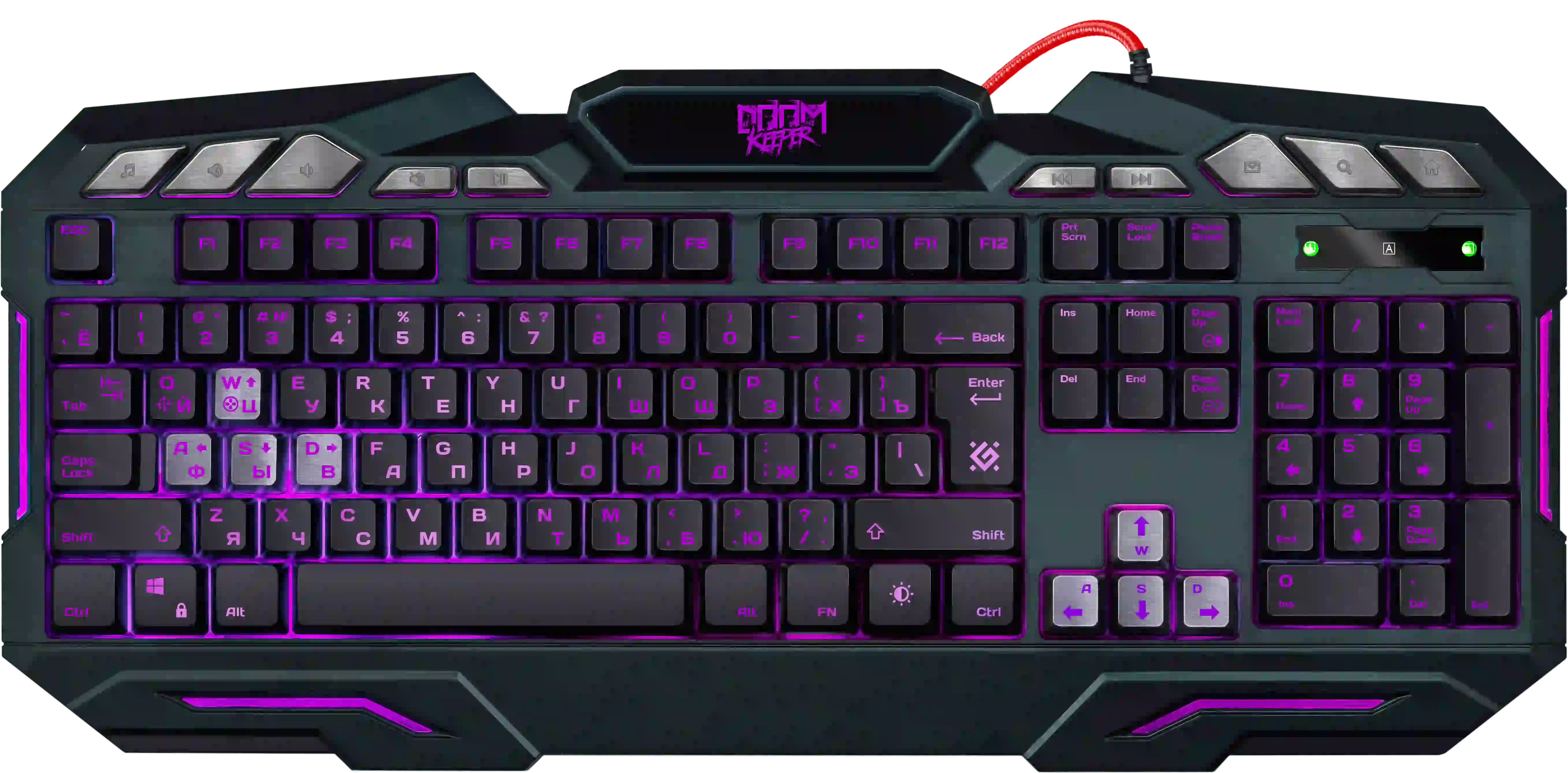 Клавиатура игровая DEFENDER Doom Keeper GK-100DL (45100)