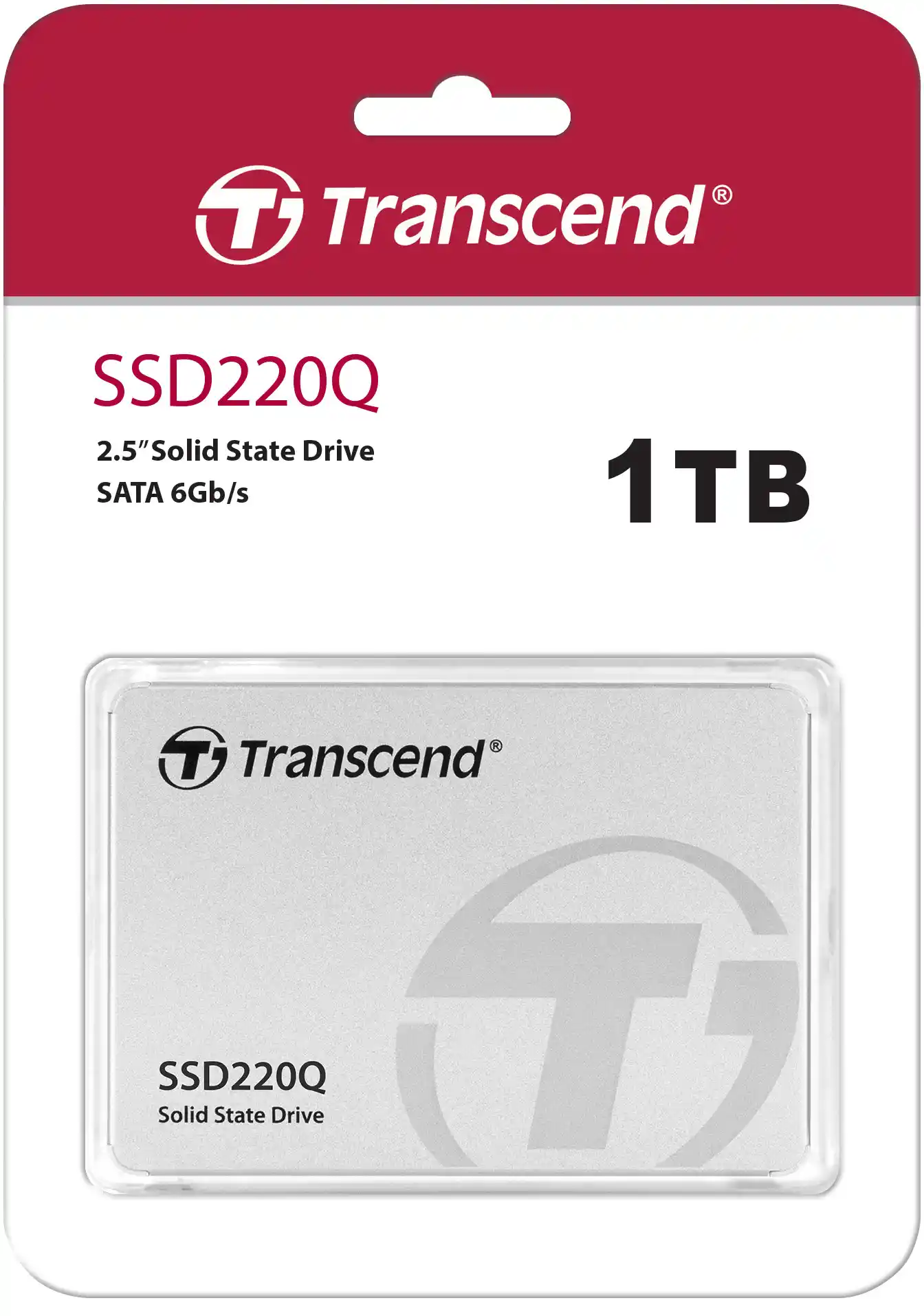 Внутренний SSD диск TRANSCEND SSD220Q 1TB, SATA3, 2,5" (TS1TSSD220Q)