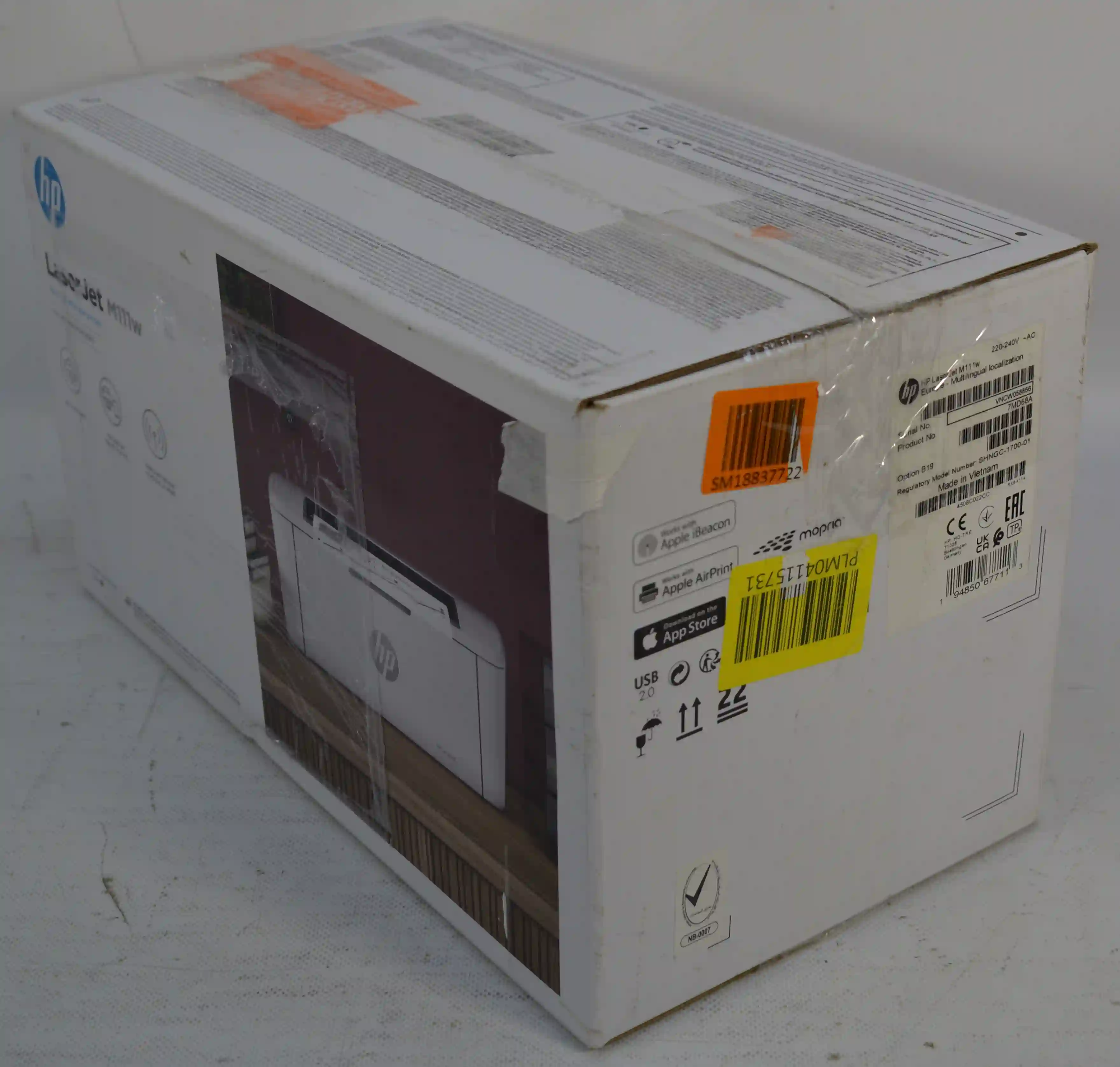 Принтер лазерный HP LaserJet M111w (7MD68A) k6 000007075