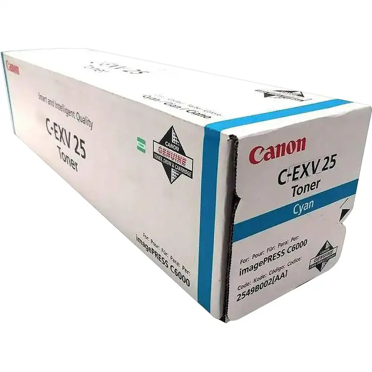 Тонер для лазерного принтера CANON C-EXV 25 Cyan (2549B002)