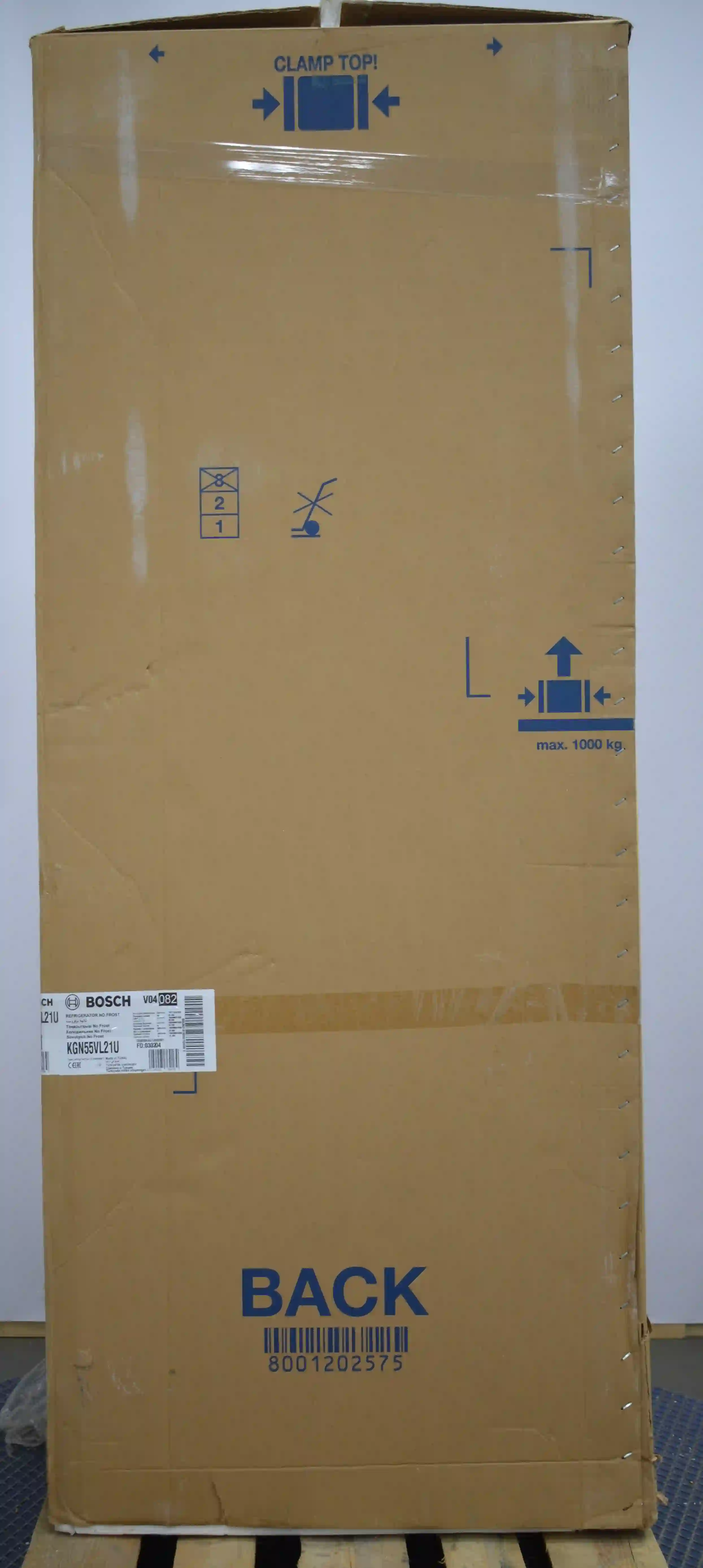 Холодильник BOSCH KGN55VL21U k6 000005073