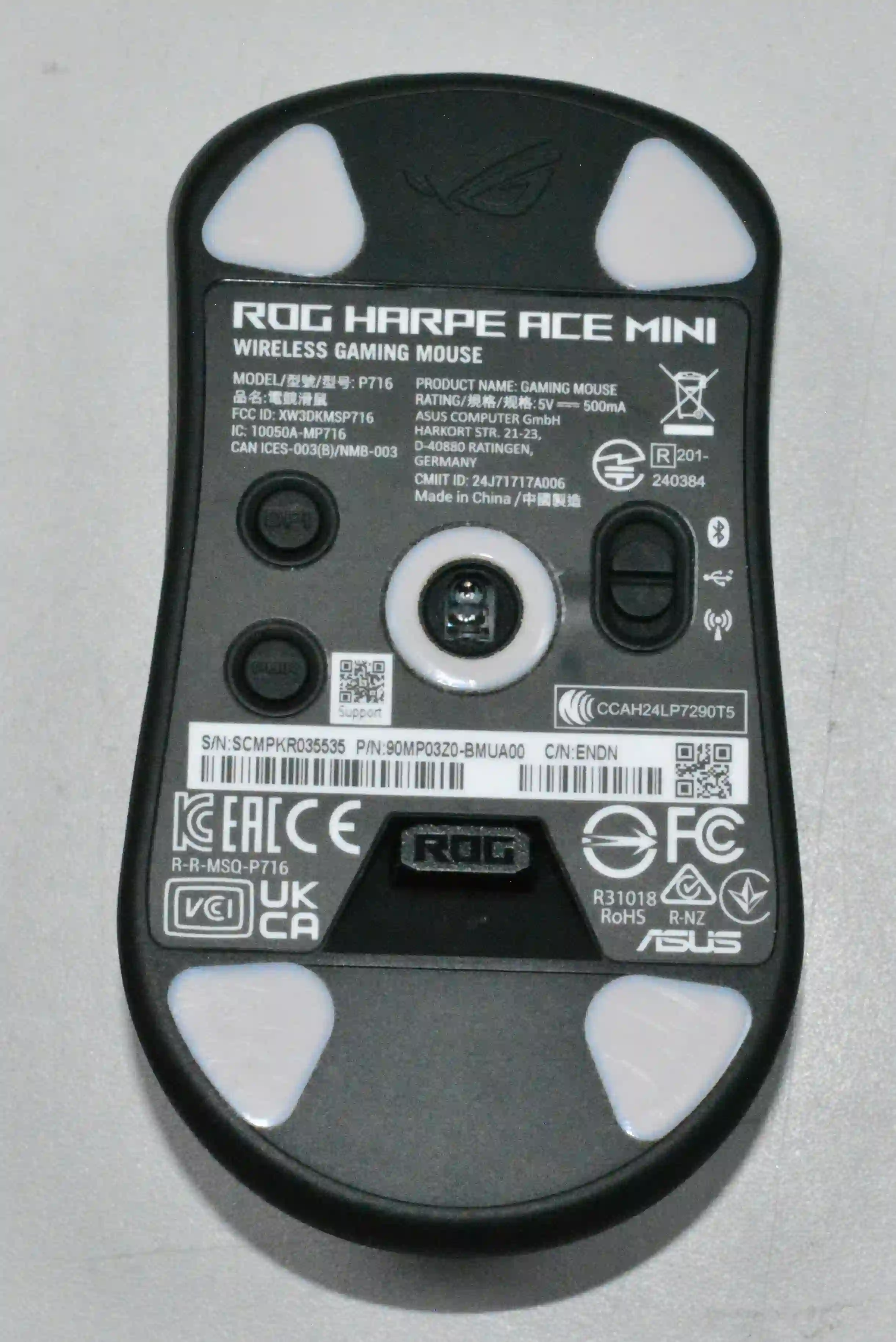 Мышь игровая ASUS P716 ROG Harpe ACE Mini Black (90MP03Z0-BMUA00) k8 000080786
