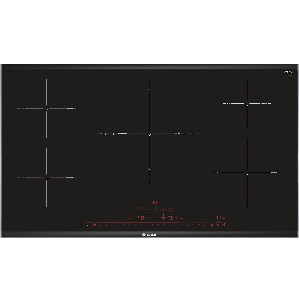 

Встраиваемая индукционная панель BOSCH PIV975DC1E Serie 8, Чёрный