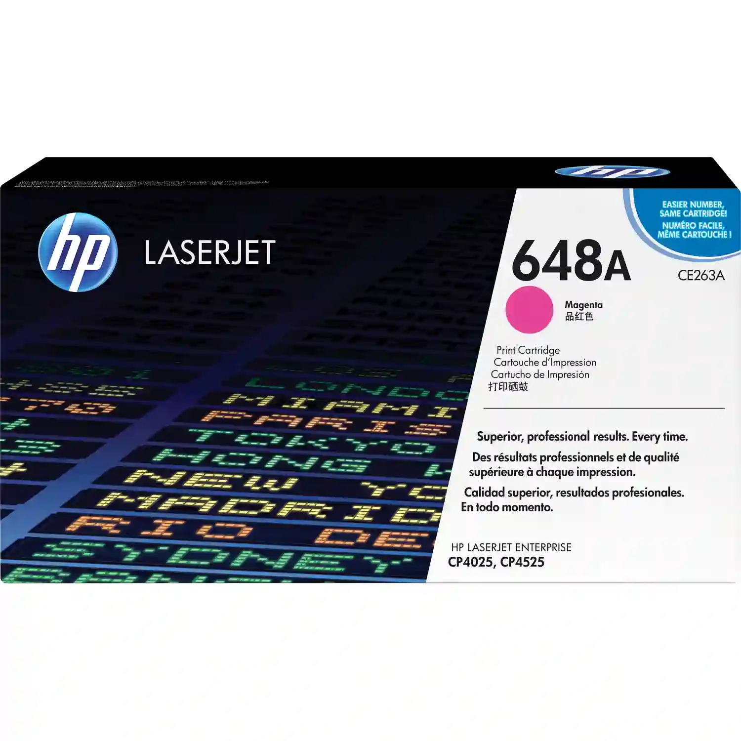 Картридж для лазерного принтера HP 648A Magenta (CE263A)