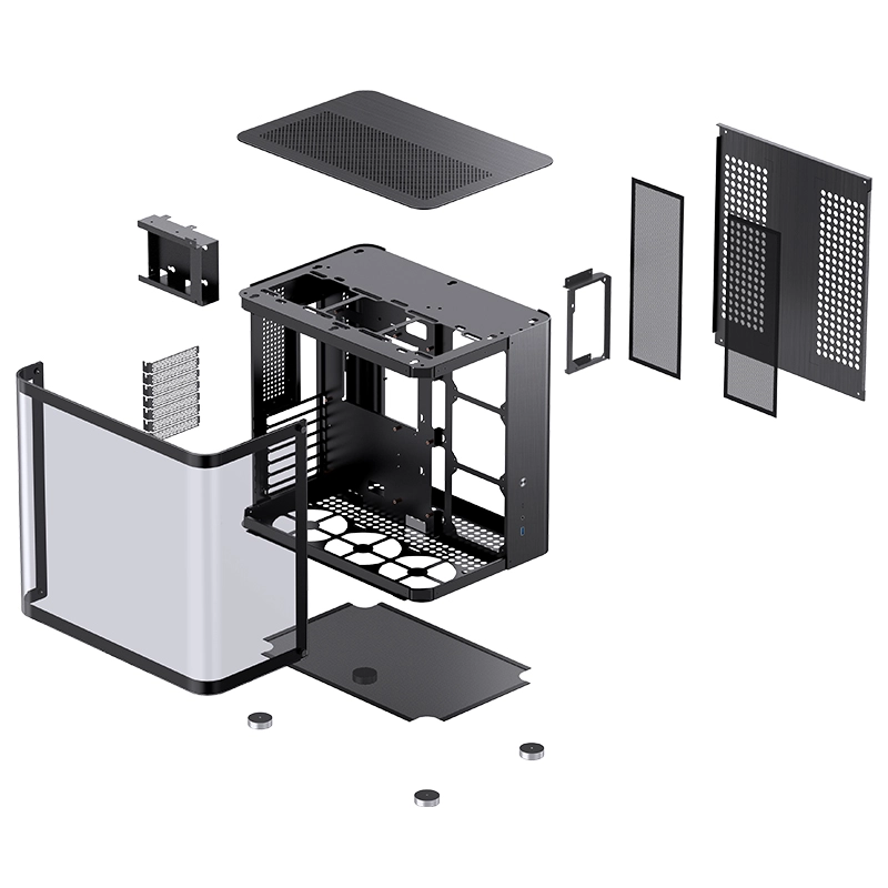 Корпус для ПК без БП JONSBO TK-2 Black