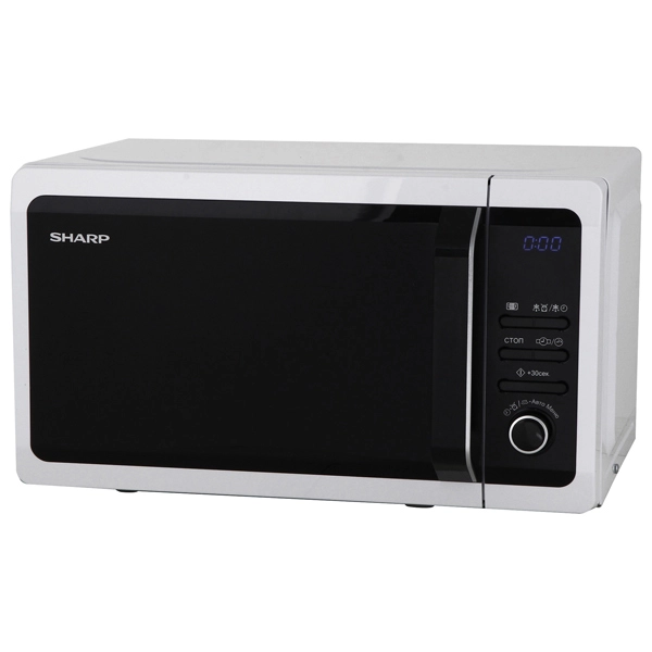 Микроволновая печь SHARP R2852RW встраиваемая микроволновая печь bosch serie 6 bfl554ms0 silver