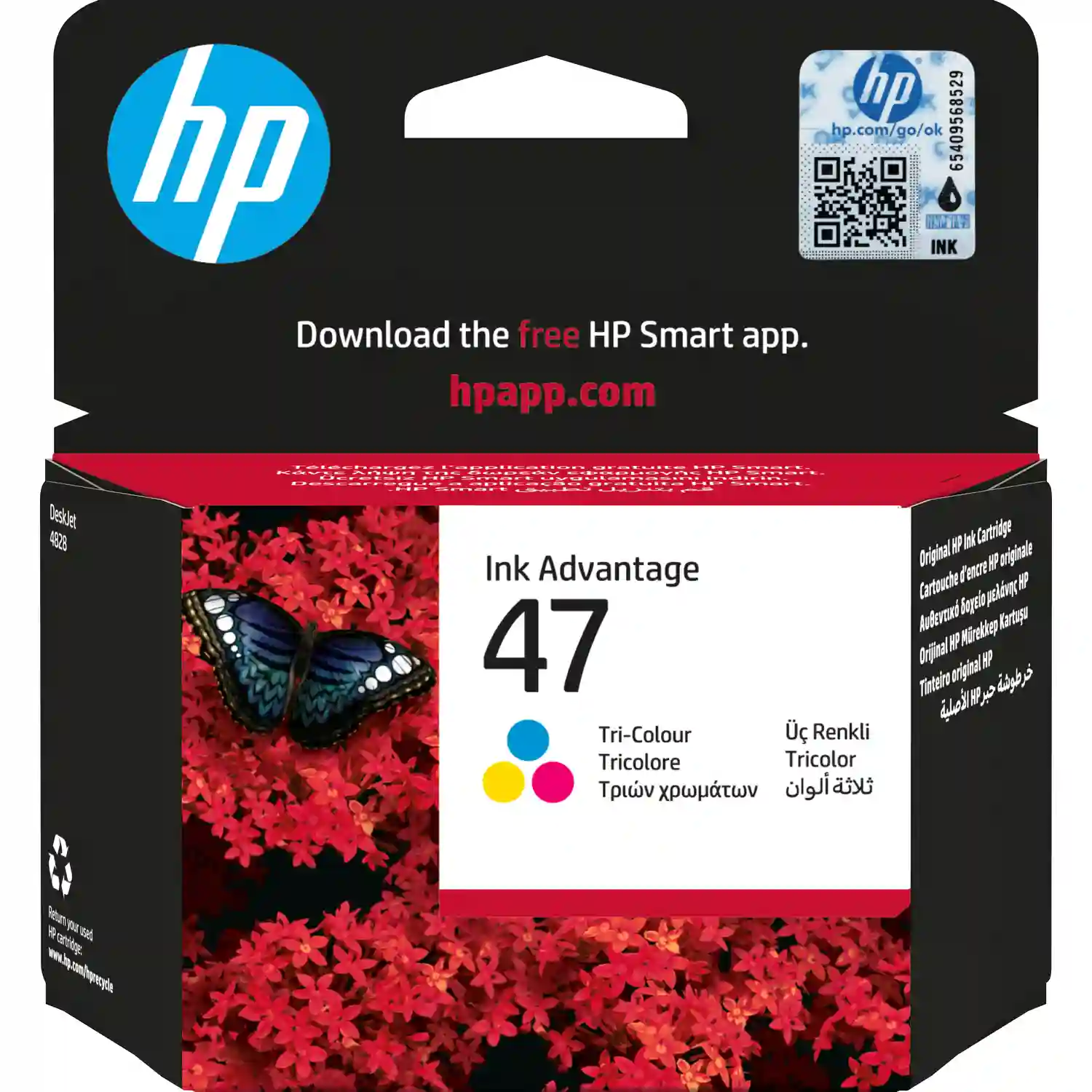 Картридж для струйного принтера HP 47 Tri-color 6ZD61AE