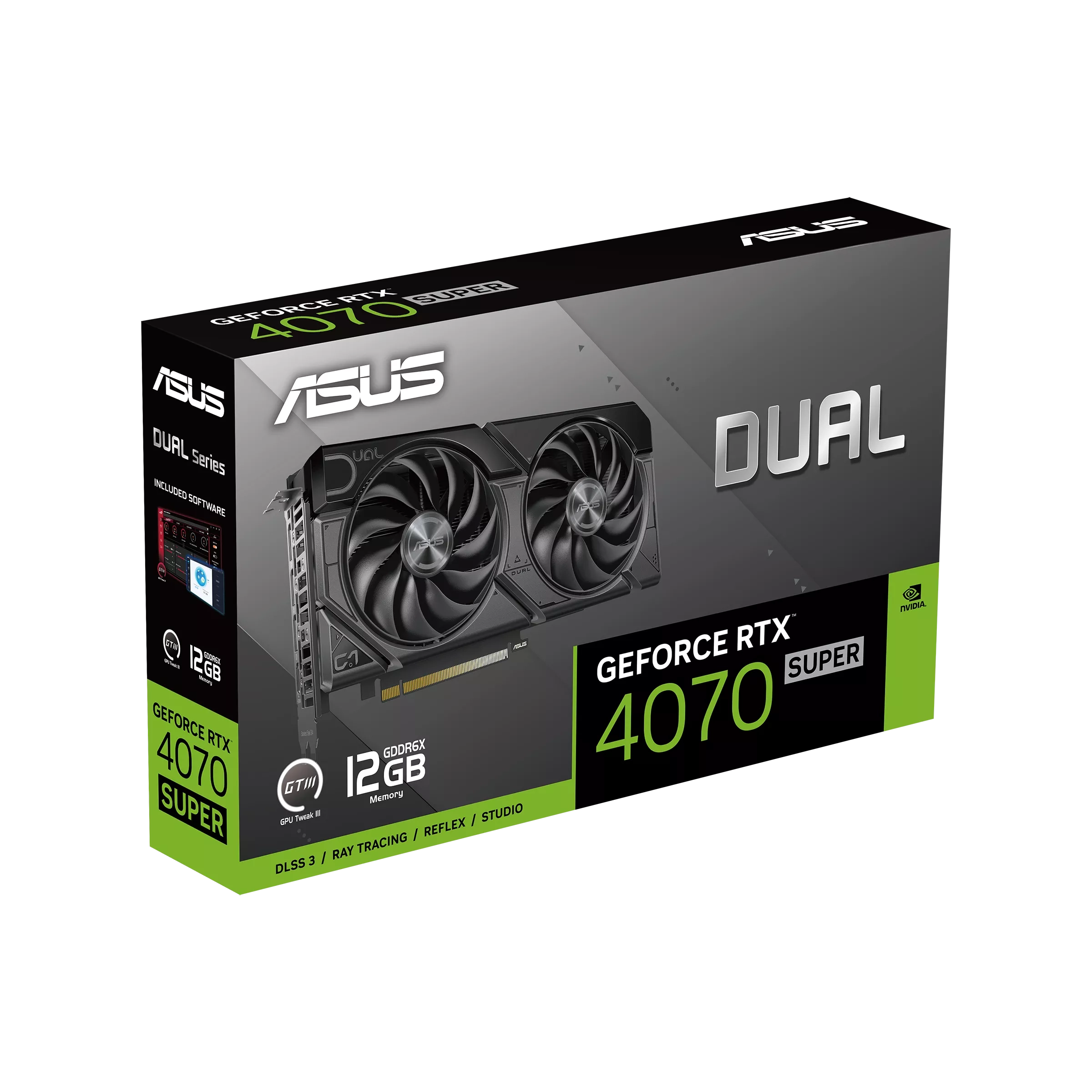 Видеокарта ASUS GeForce DUAL RTX 4070 Super EVO 12GB (90YV0KC1-M0NA00)