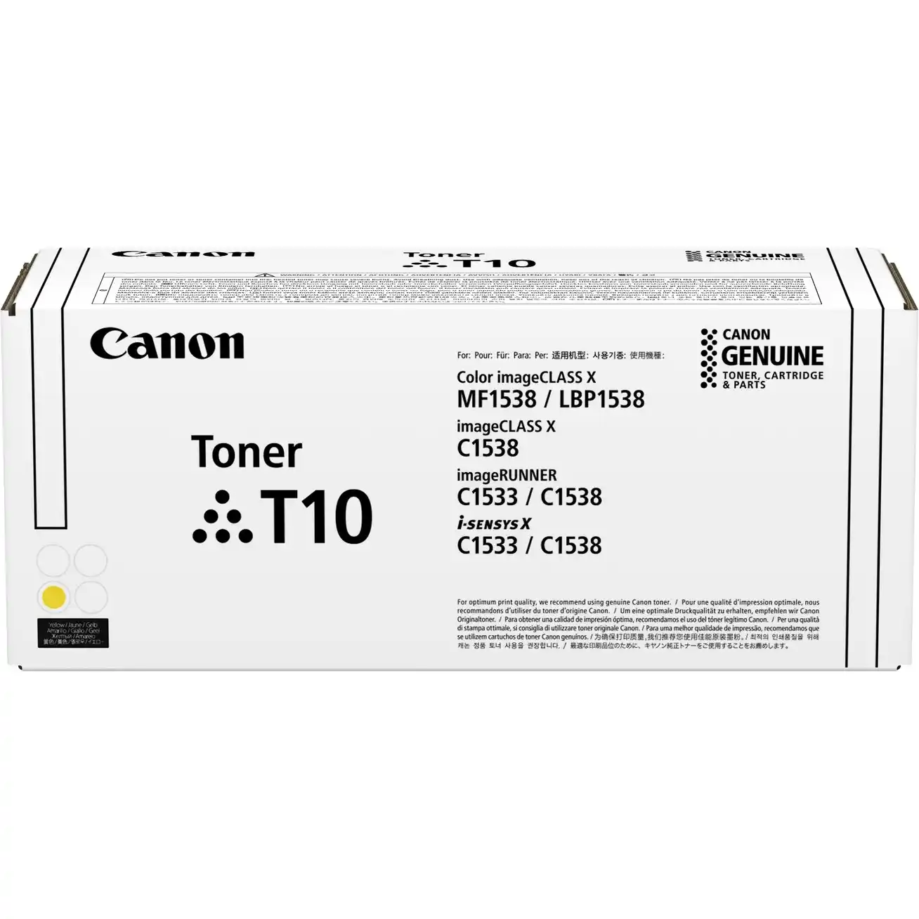 Тонер CANON T10 Yellow (4563C001)