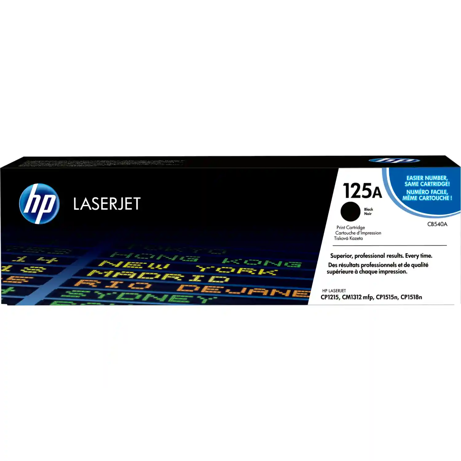 Картридж для лазерного принтера HP 125A Black (CB540A)