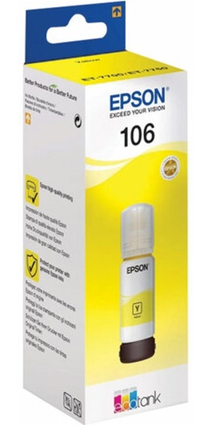 Чернила EPSON 106 Yellow (C13T00R440)