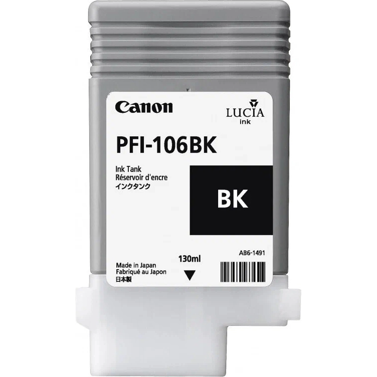 Картридж для струйного принтера CANON PFI-106BK Black (6621B001)