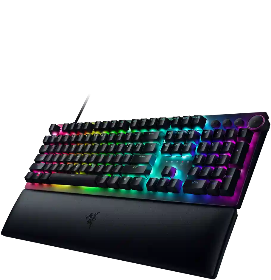 Клавиатура игровая RAZER Huntsman V2 (Linear Optical Switch - Red) (RZ03-03930700-R3R1)