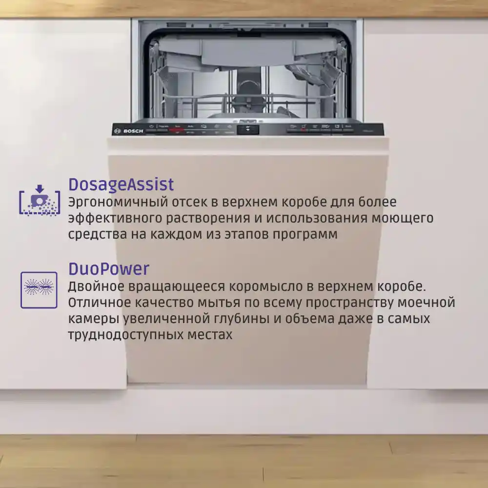 Встраиваемая посудомоечная машина BOSCH SPV2HMX42E