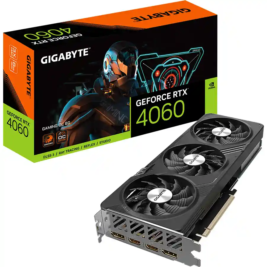 Видеокарта GIGABYTE GeForce RTX 4060 Gaming OC 8Gb (GV-N4060GAMING OC-8GD)
