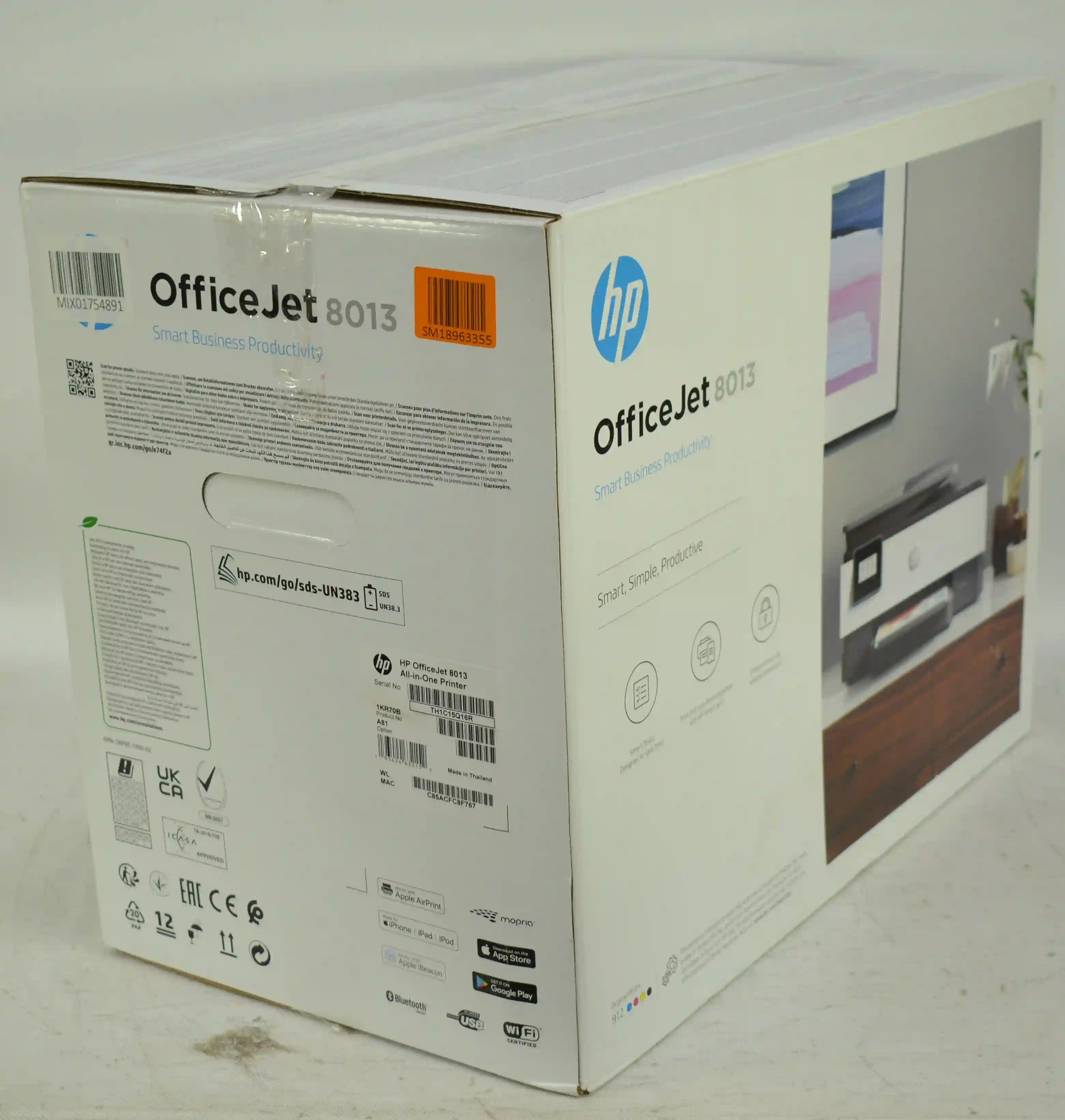 МФУ струйное HP OfficeJet 8013 (1KR70B) k8 000012770