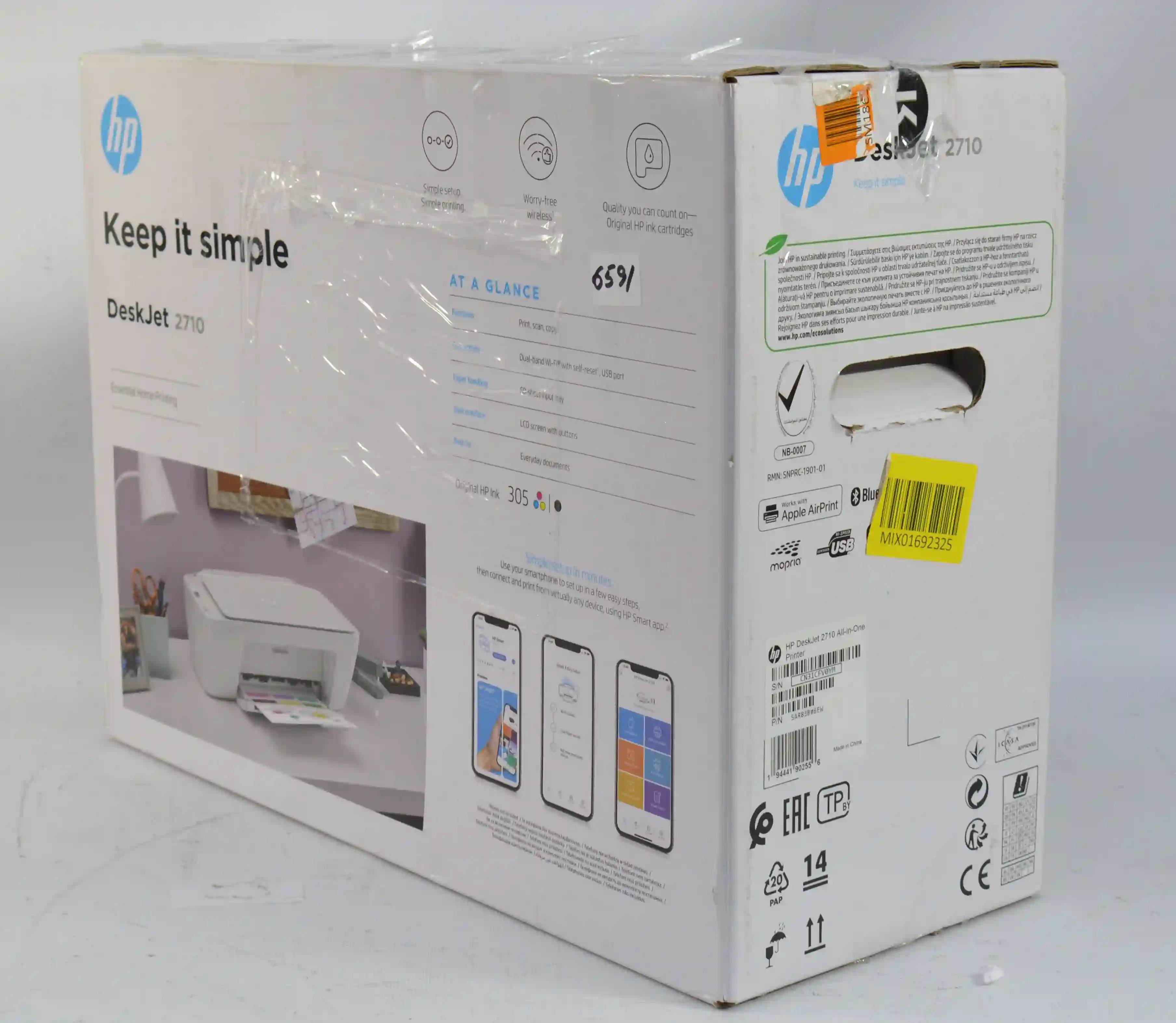 МФУ струйное HP DeskJet 2710 (5AR83B) k4 000006591